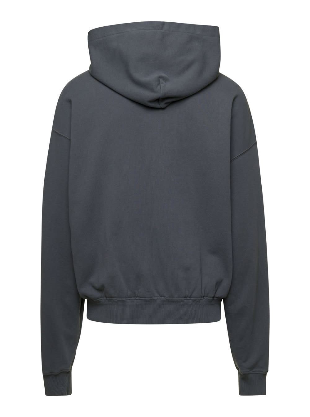 Shop Dolce & Gabbana Grey Hoodie In Cotton Man