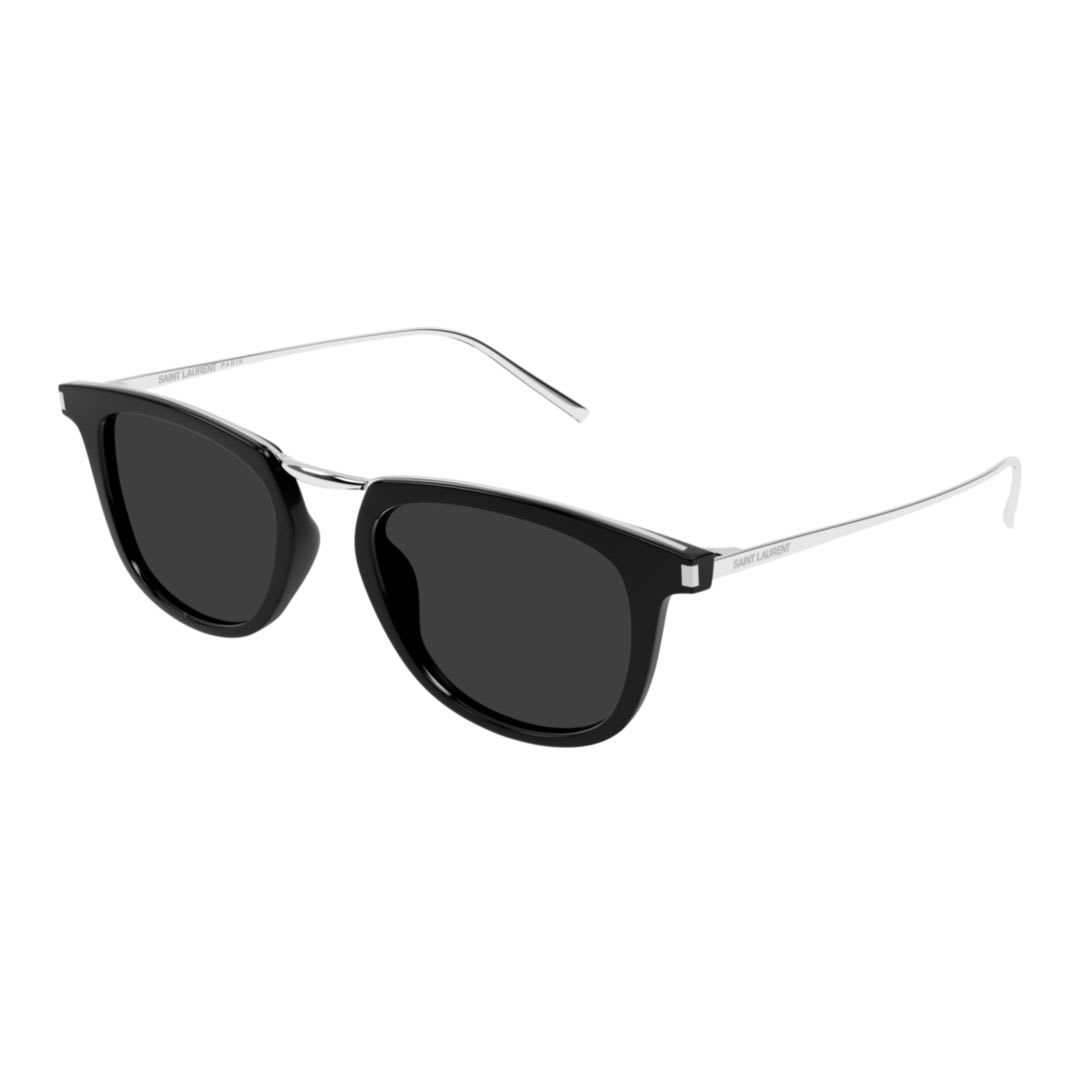 Saint Laurent Sl 753-001black-silver-black In Black-silver-black