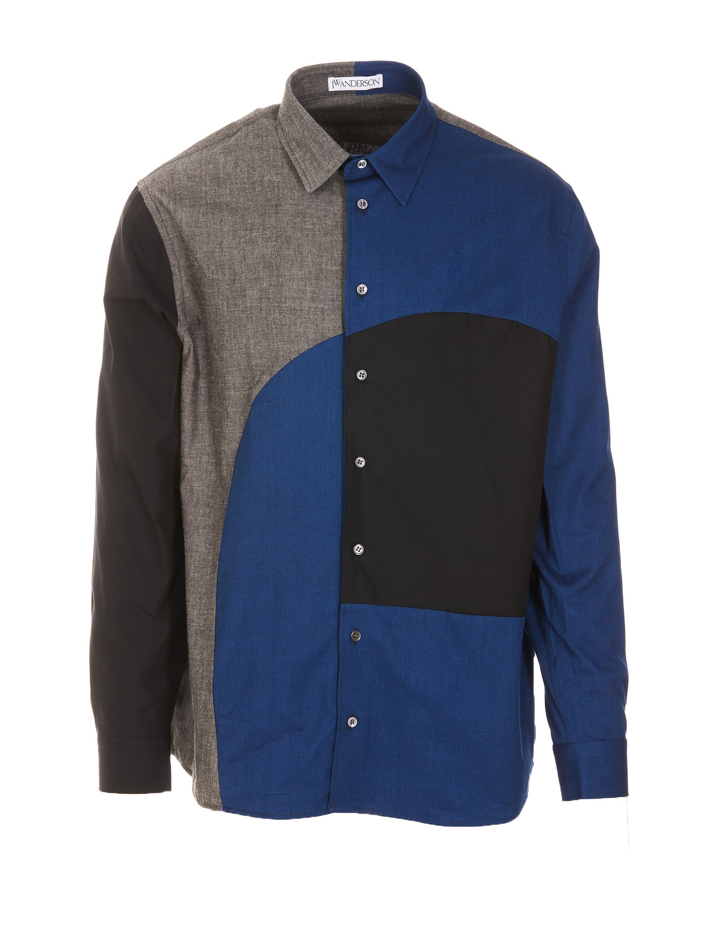 J.W. Anderson Curved Patchwork Shirt