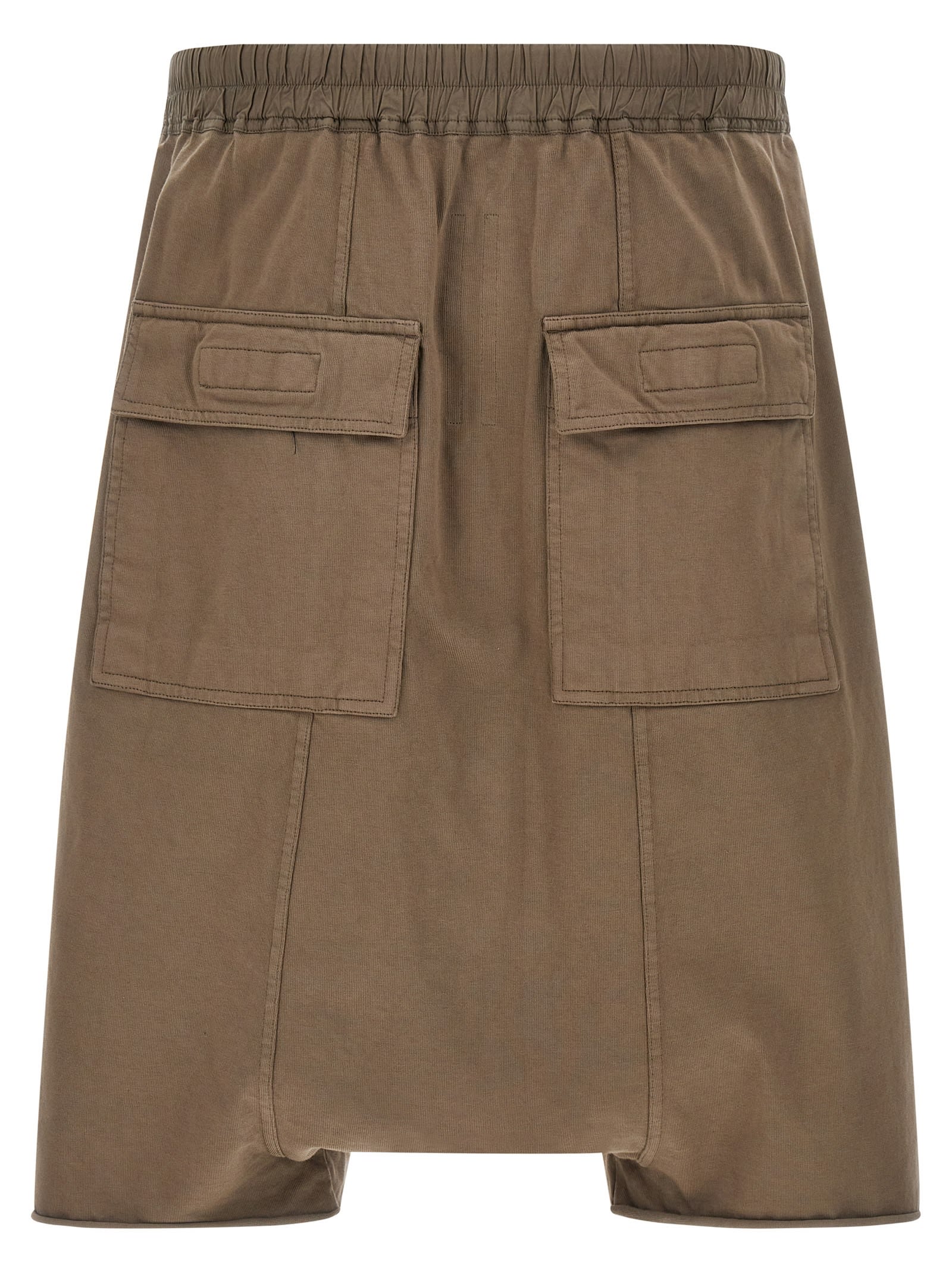 Drkshdw Drawstring Pods Bermuda Shorts In Brown
