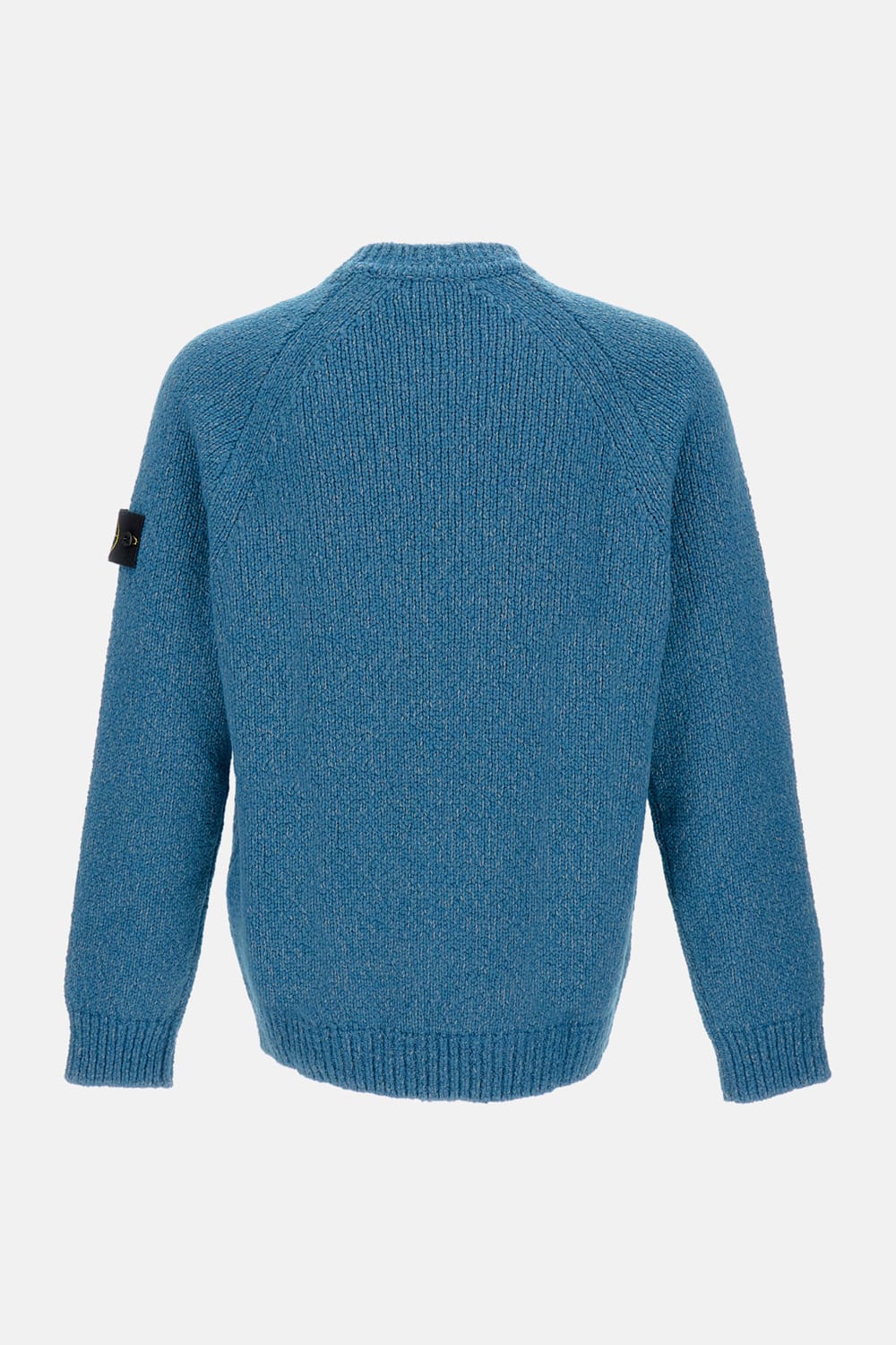 Stone Island Crewneck Sweater In Blue