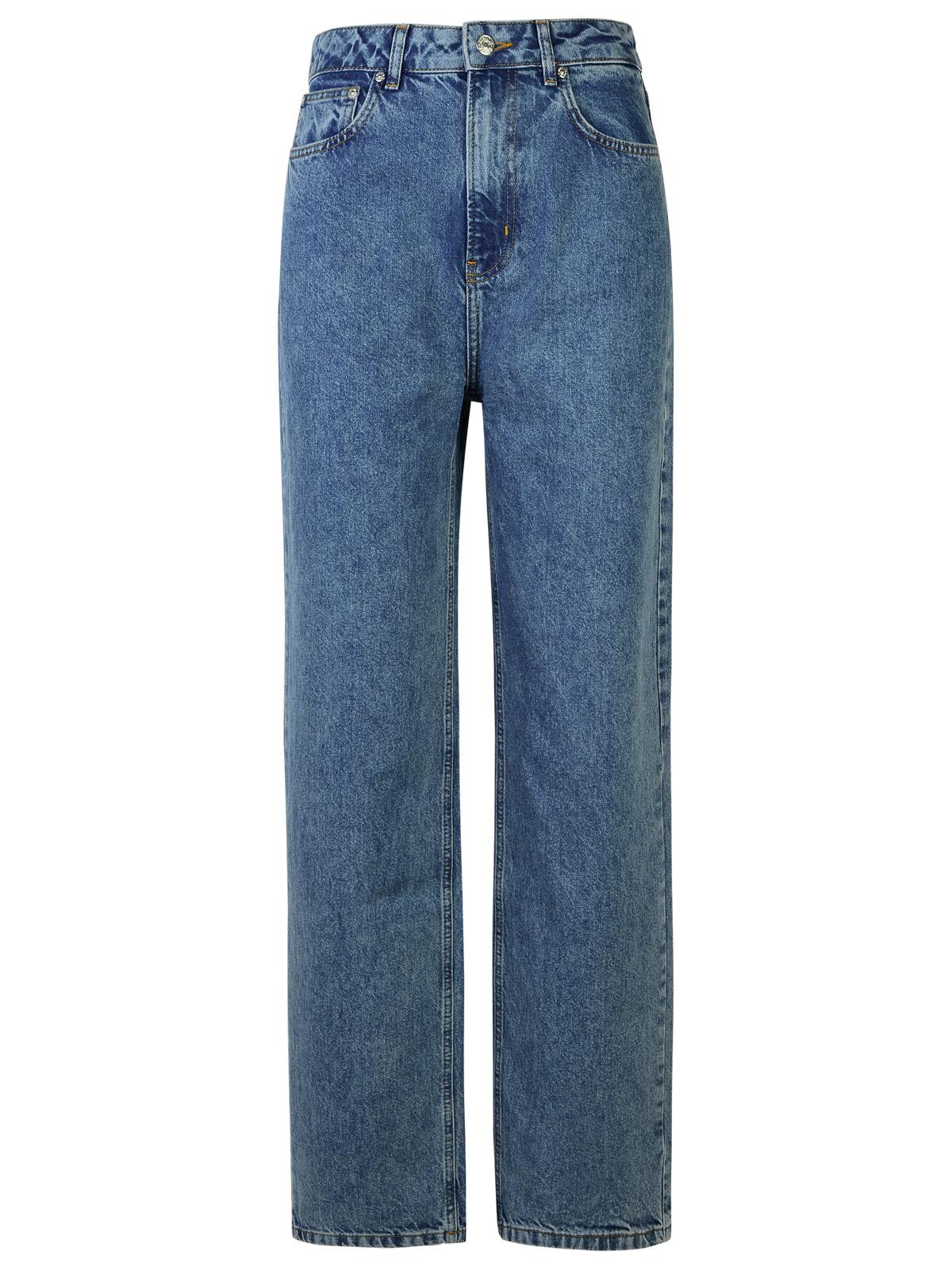 Blue Cotton Jeans