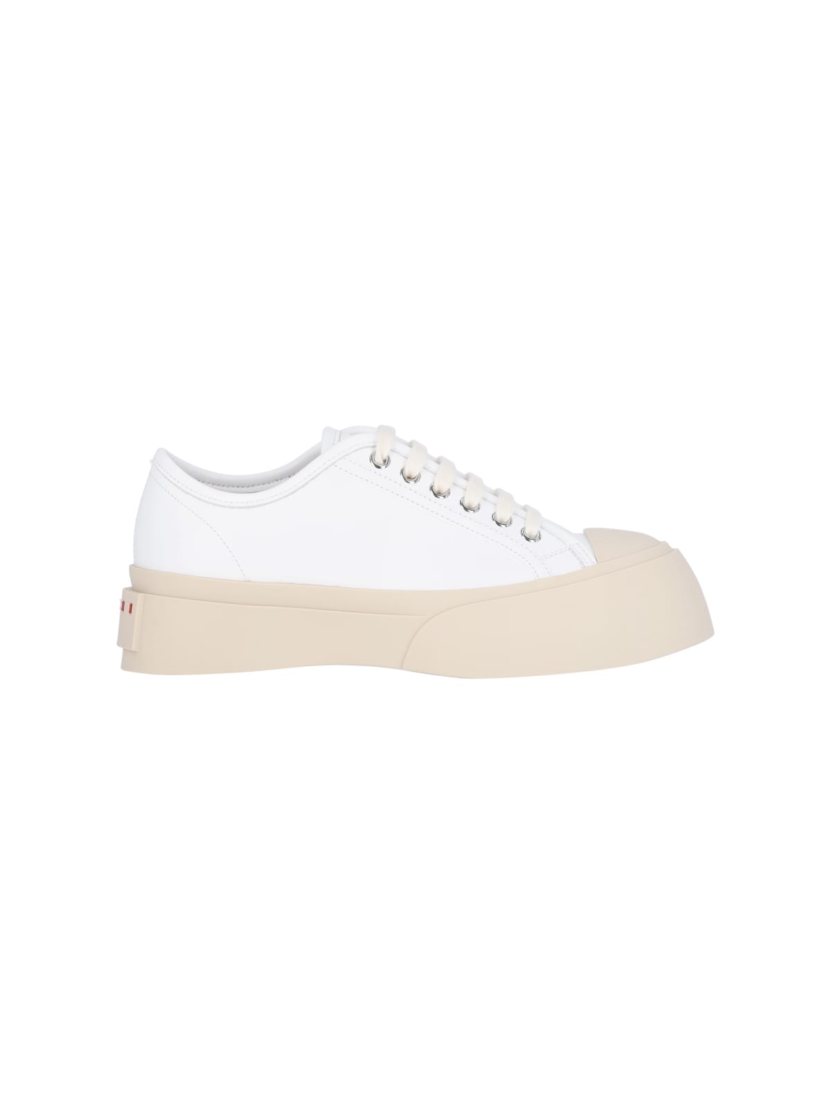 Shop Marni Pablo Platform Sneakers In White