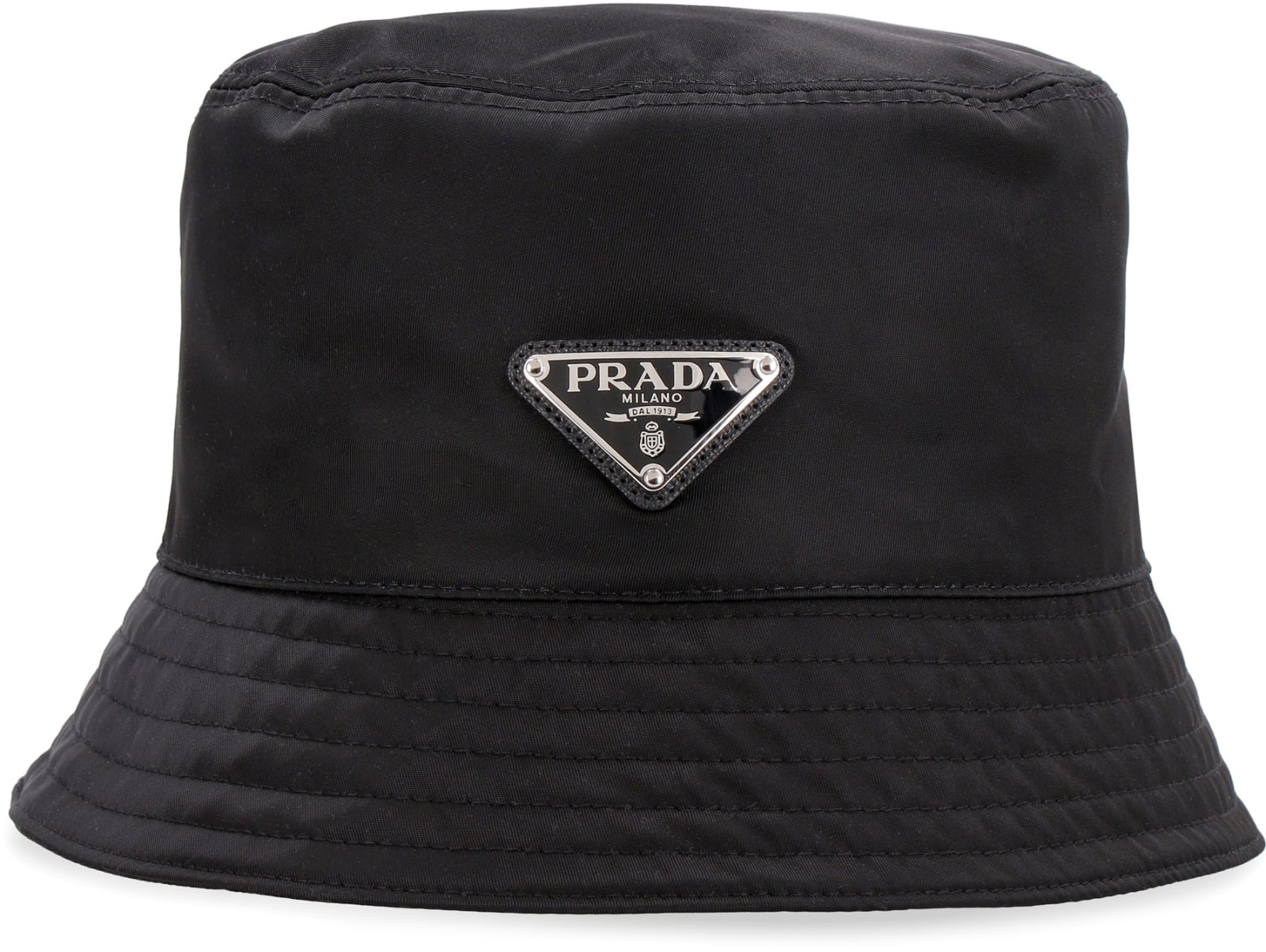 Shop Prada Bucket Hat In Black