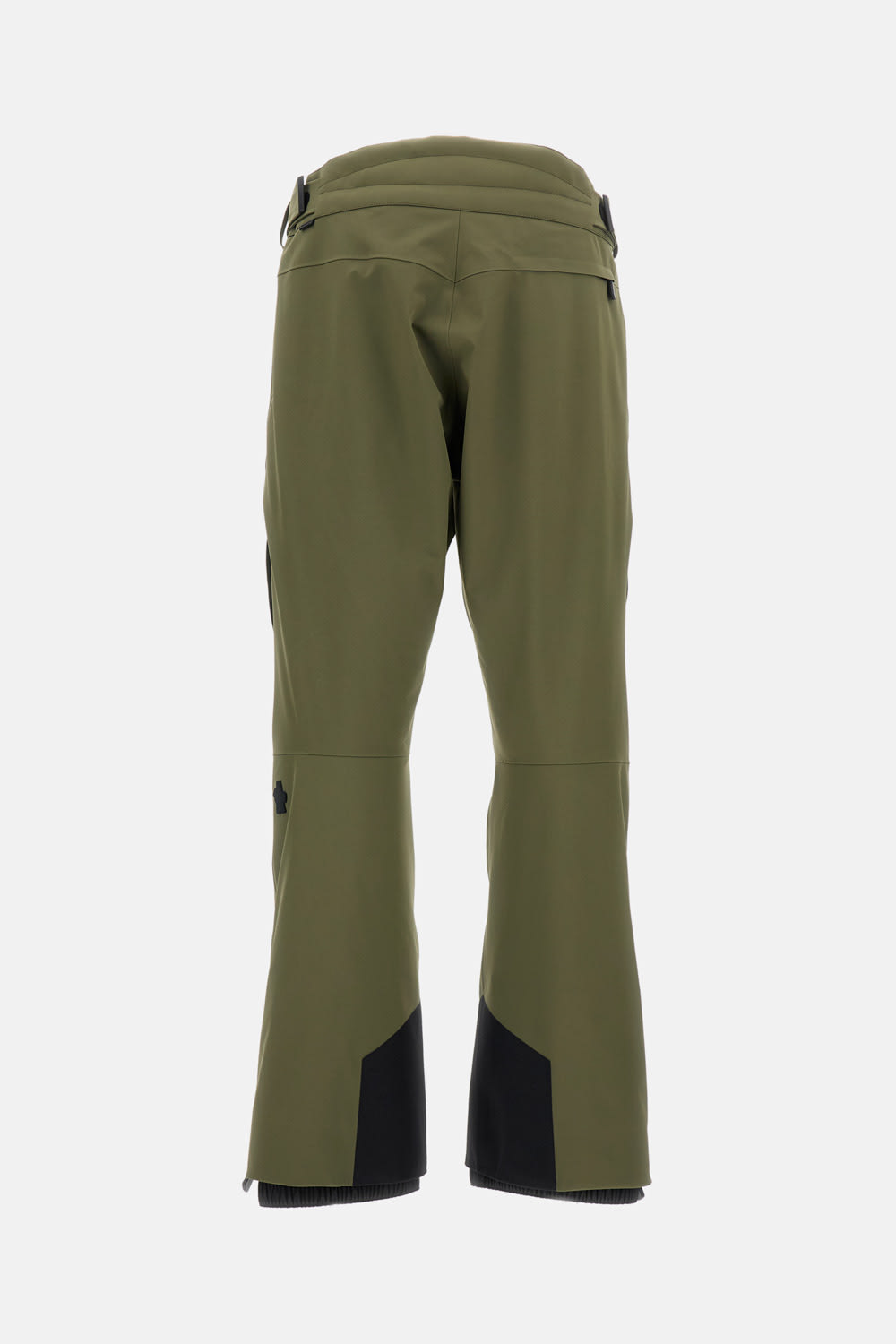 Moncler Panelled Ski Trousers In Green