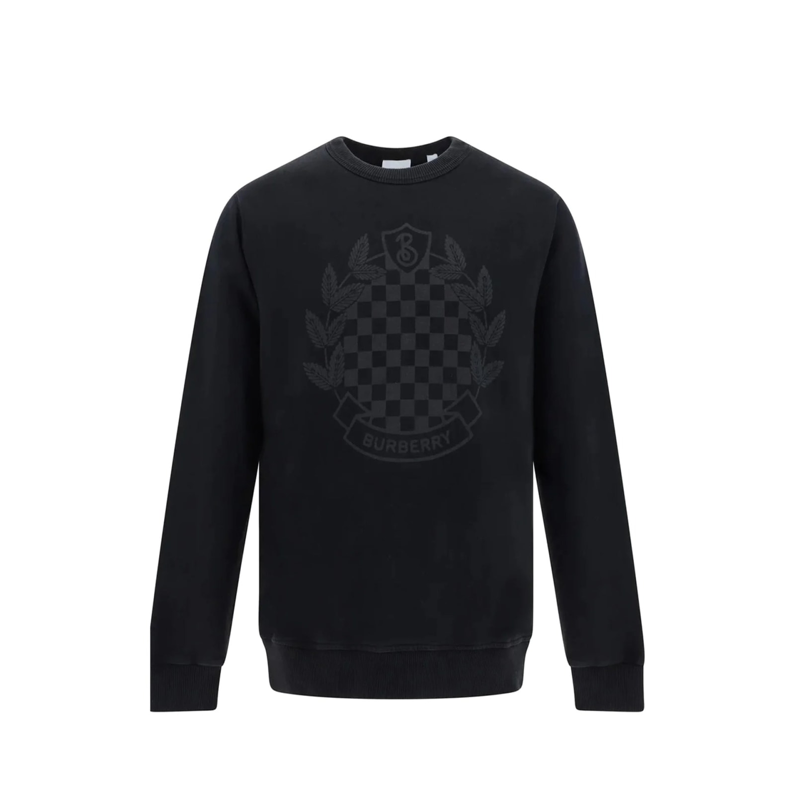 Shop Burberry Subirton Sweatshirt In Black