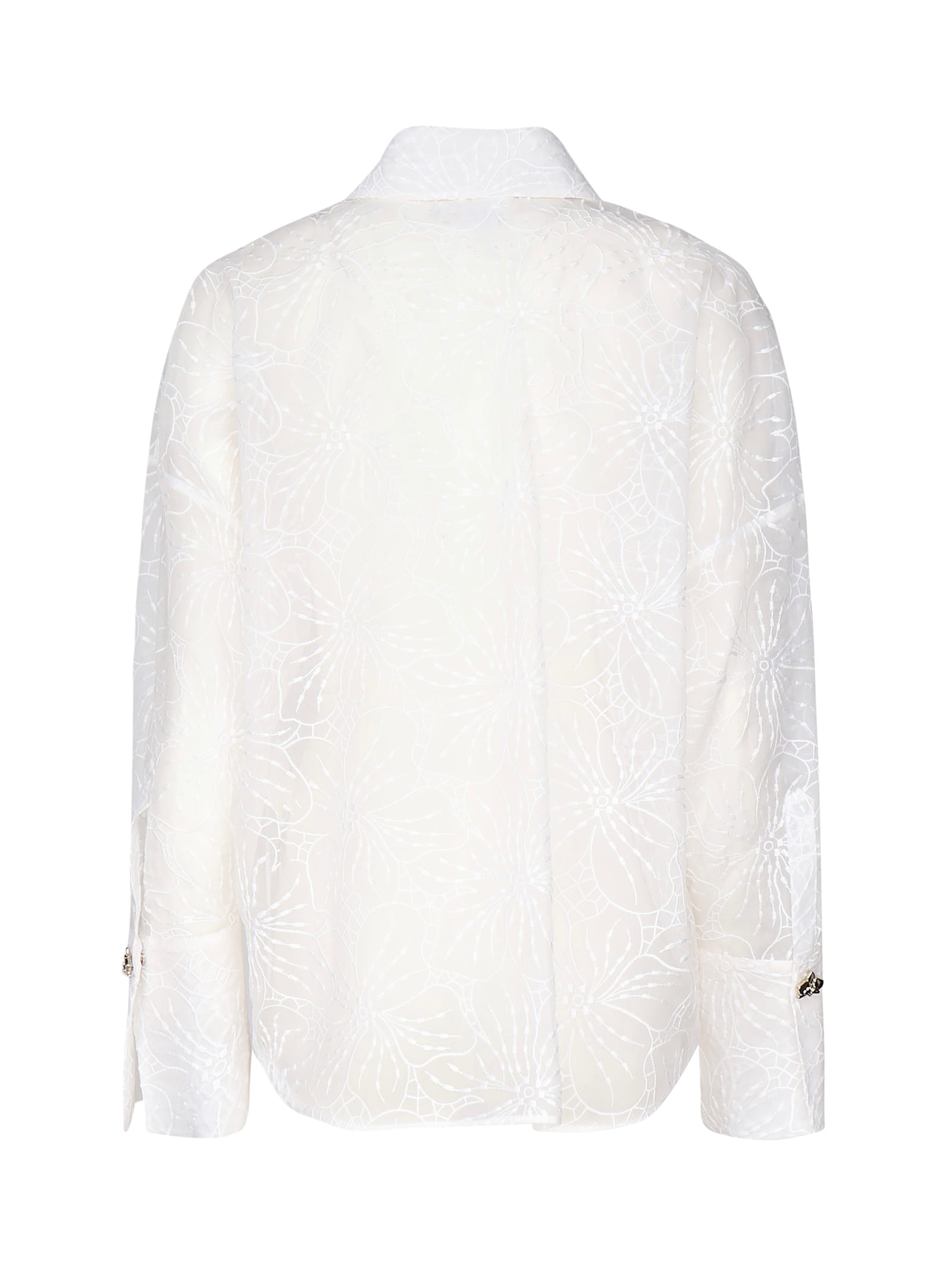 GENNY ORCHIDS EMBROIDERY SHIRT