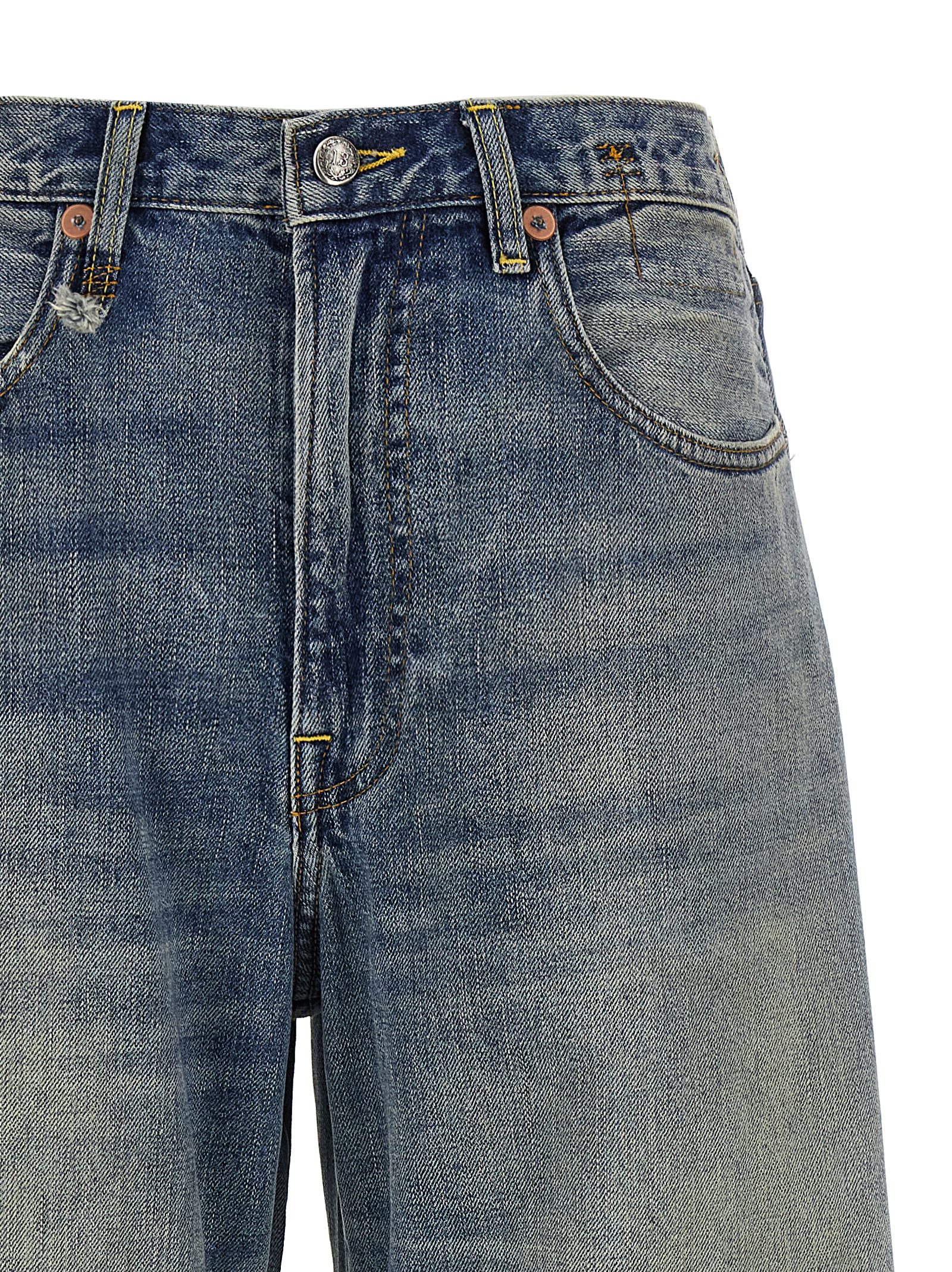 R13 Insert Darcy Jeans In Blue