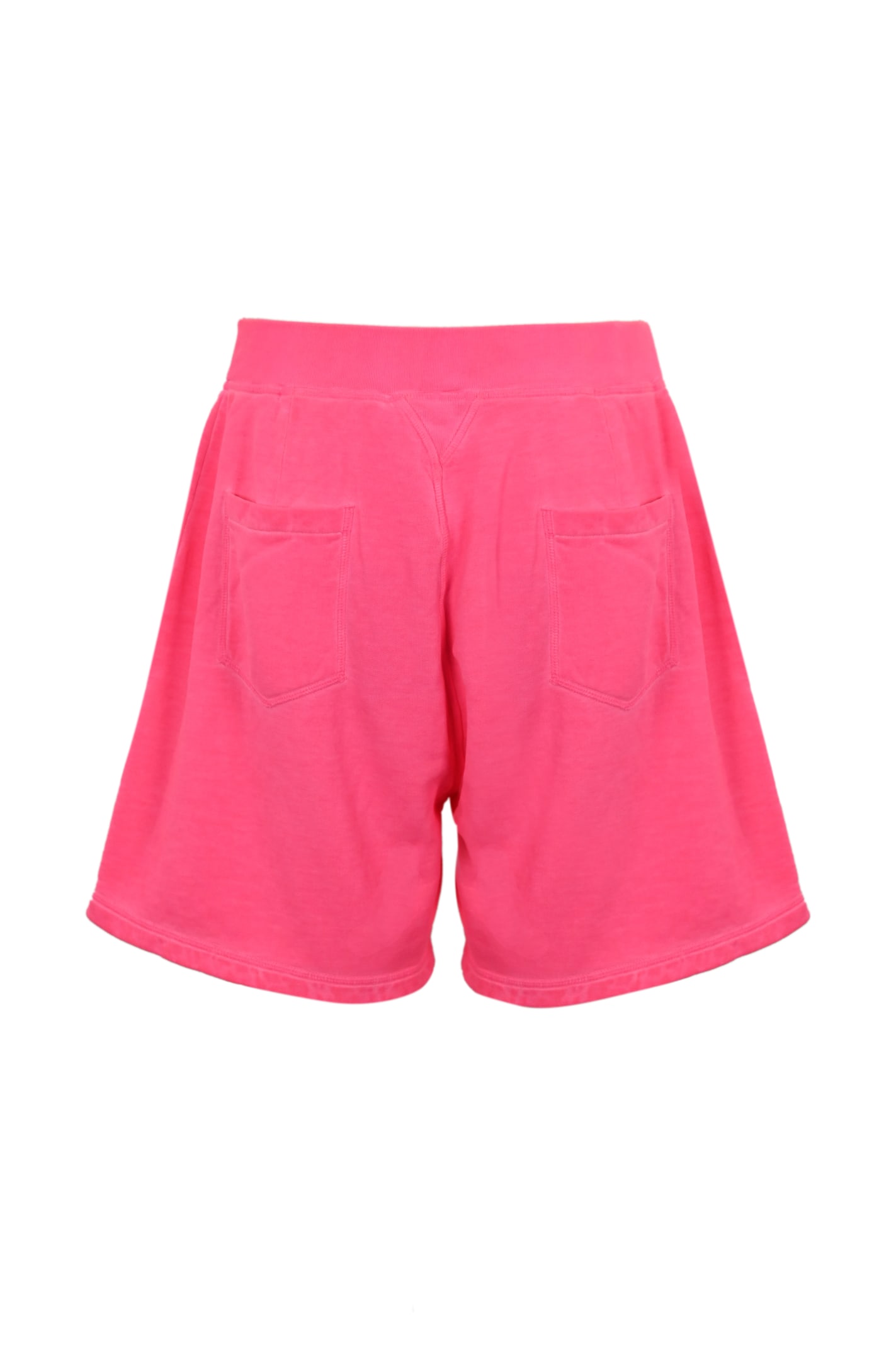 Shop Dsquared2 Icon Cotton Shorts In Pink