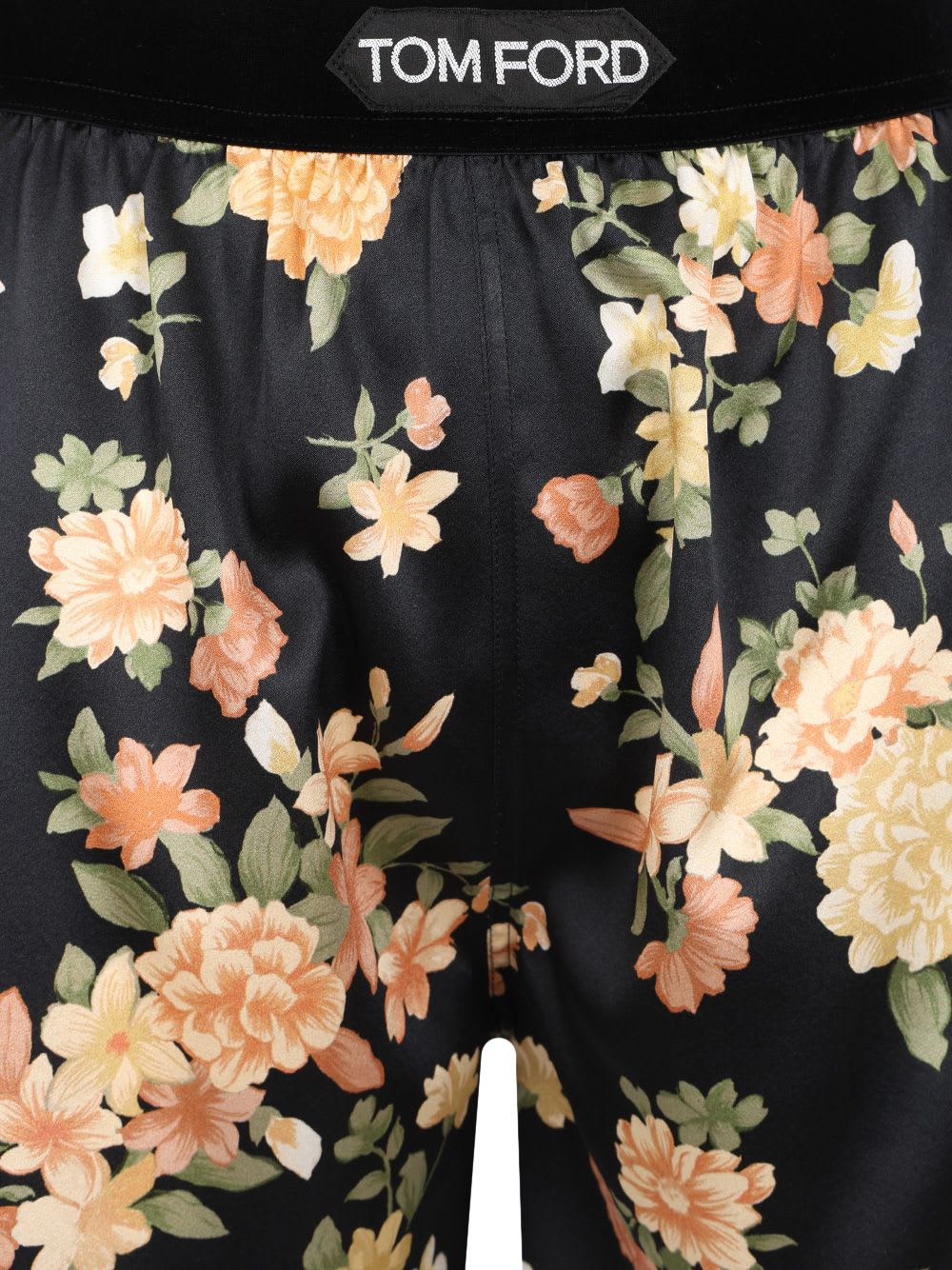 Tom Ford Boxer-style Shorts In Silk Satin Trousers Multicolor In Multicolor