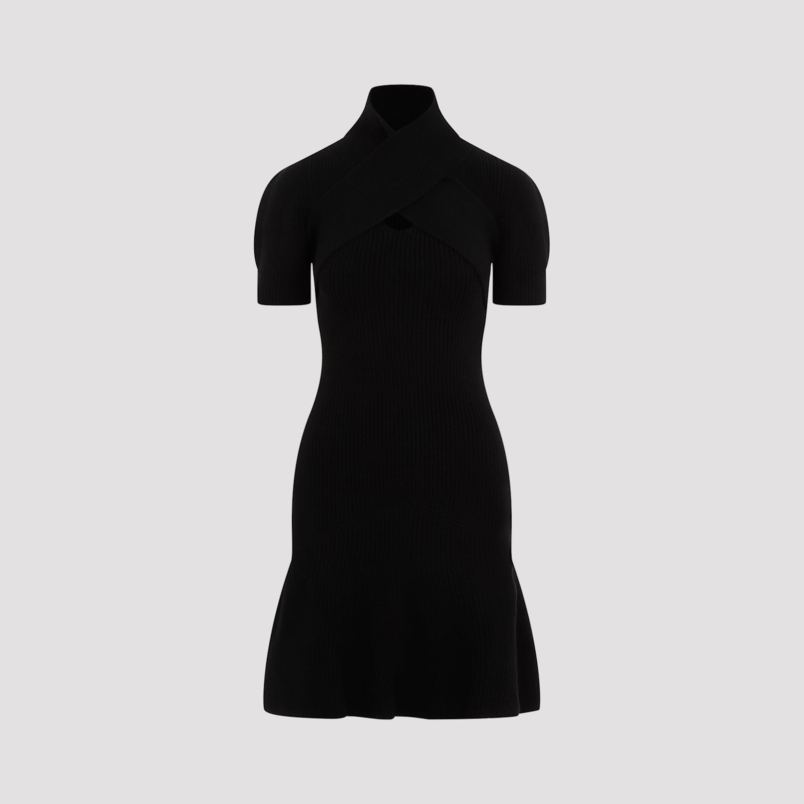 Shop Patou Scarf Draped Dress In B Black