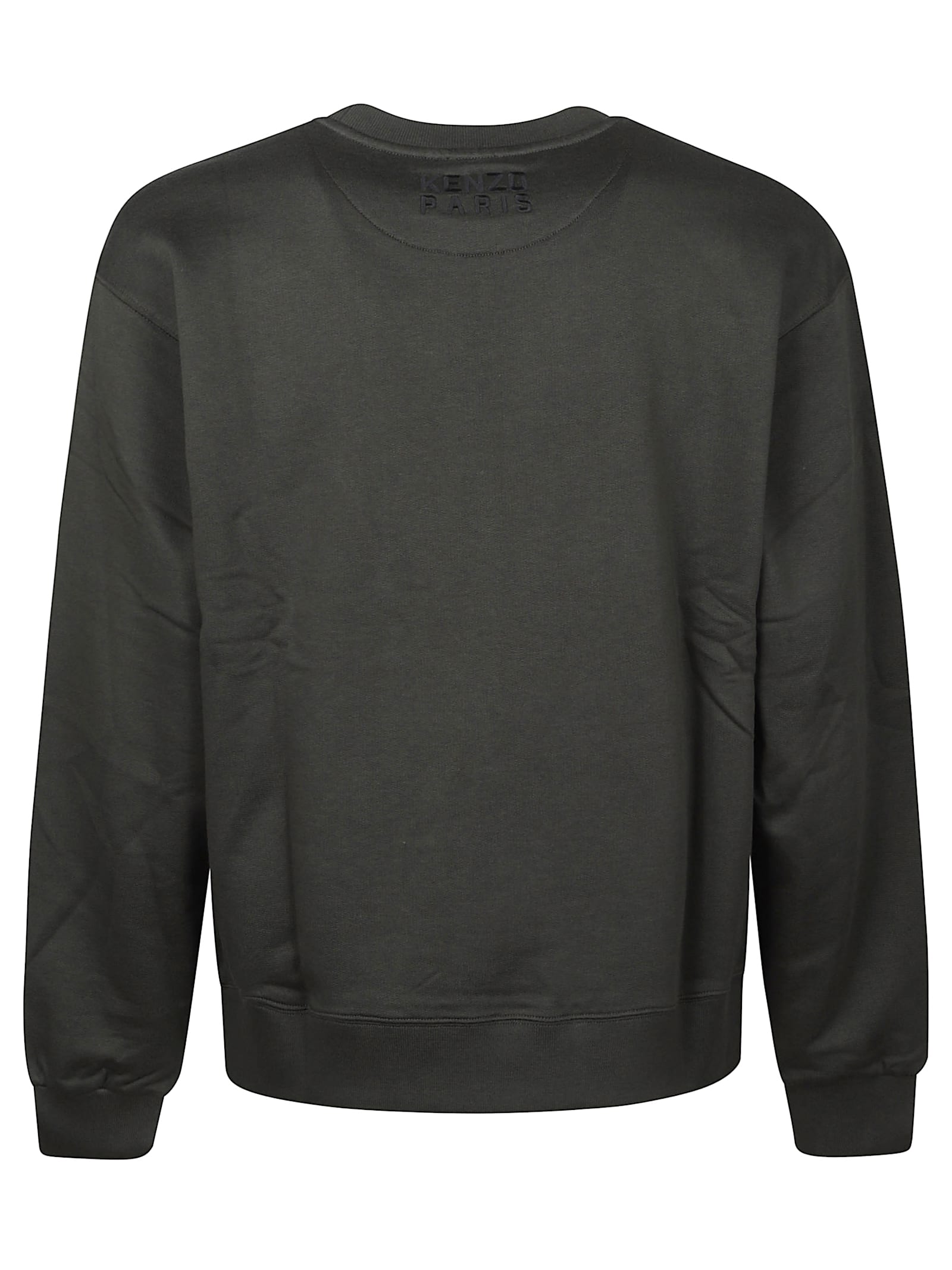 Kenzo Cotton Sweatshirt In Green