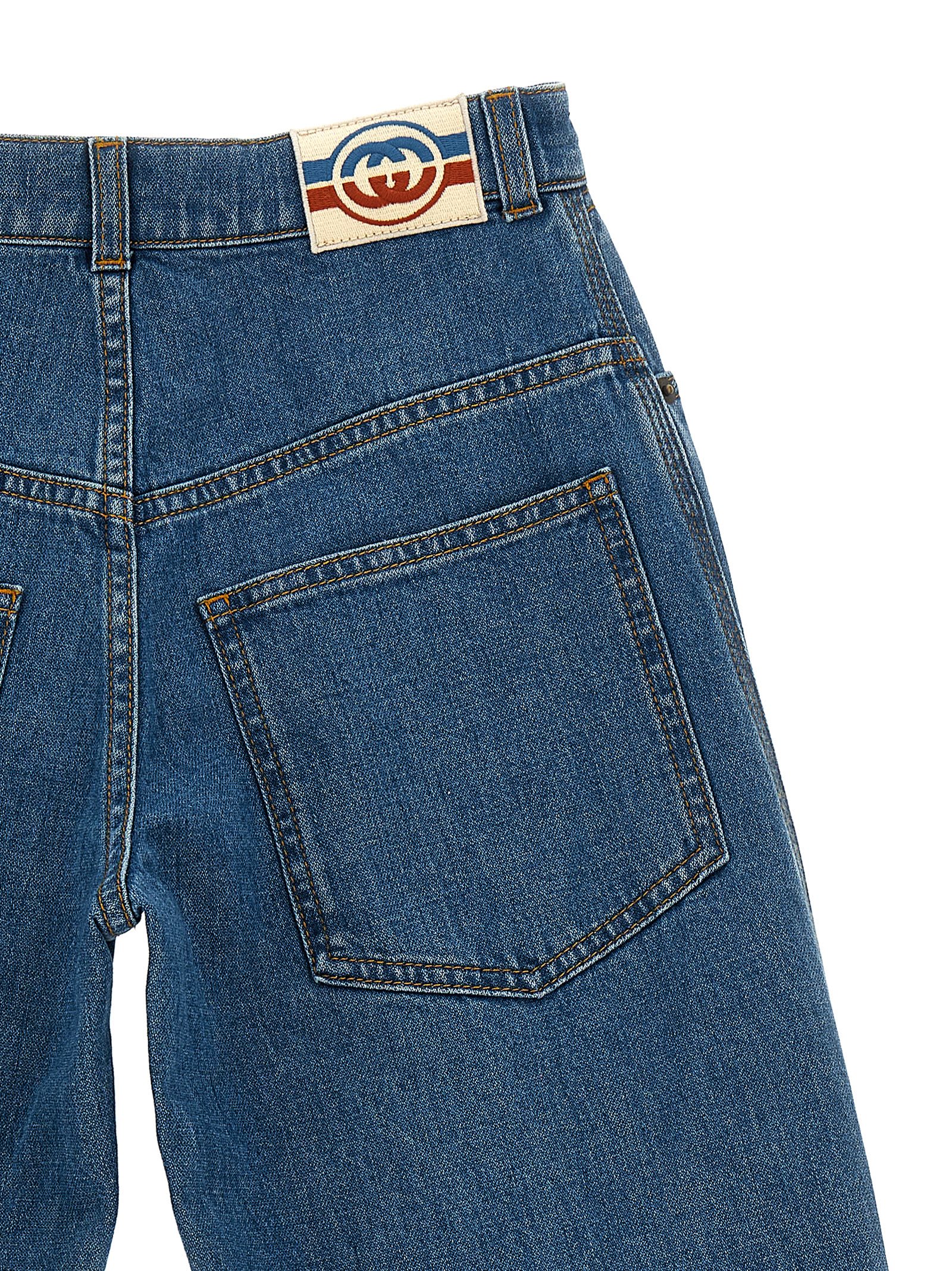Shop Gucci Skate Jeans In Blue