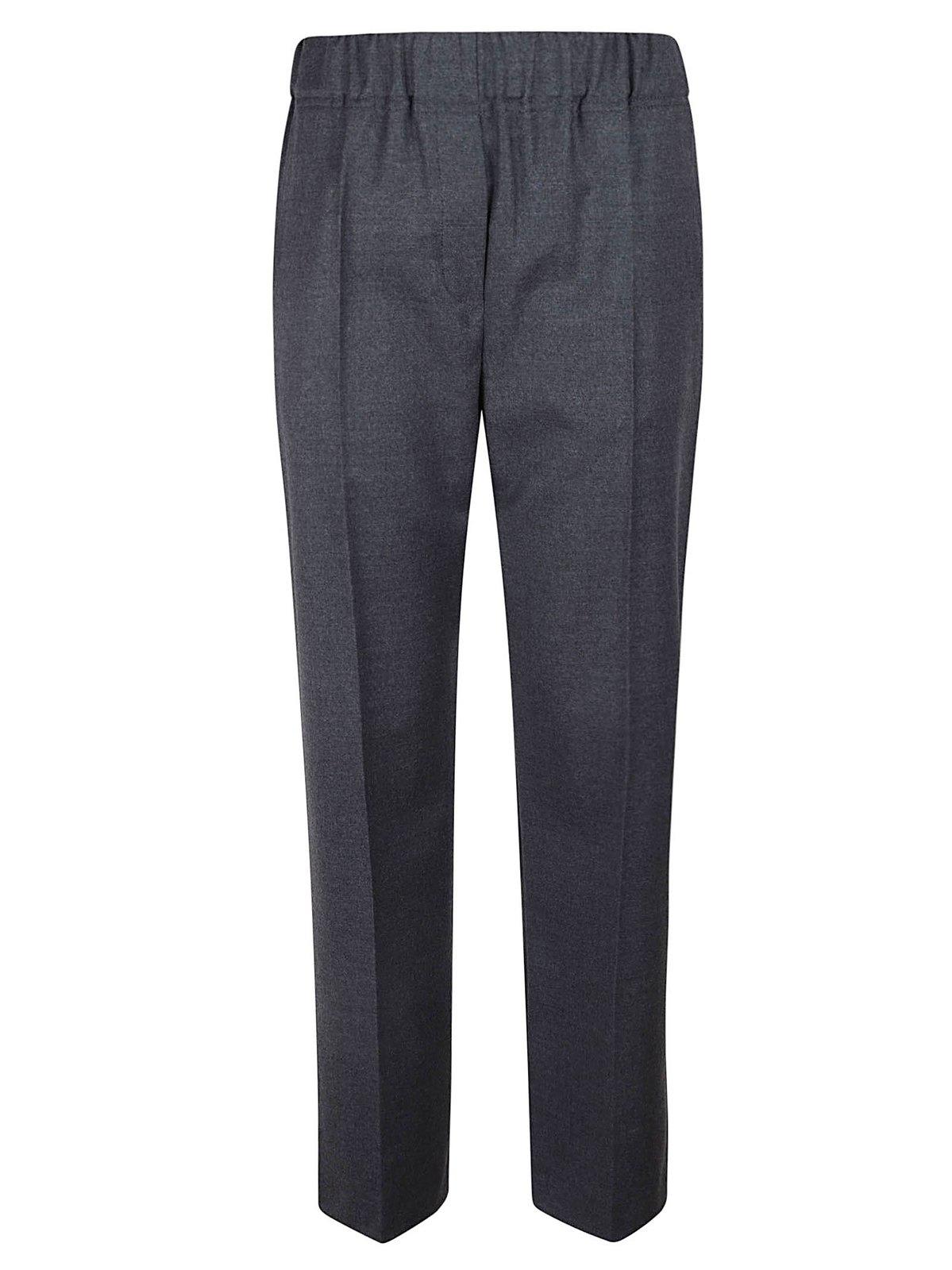 WEEKEND MAX MARA STRAIGHT LEG PLEATED TROUSERS