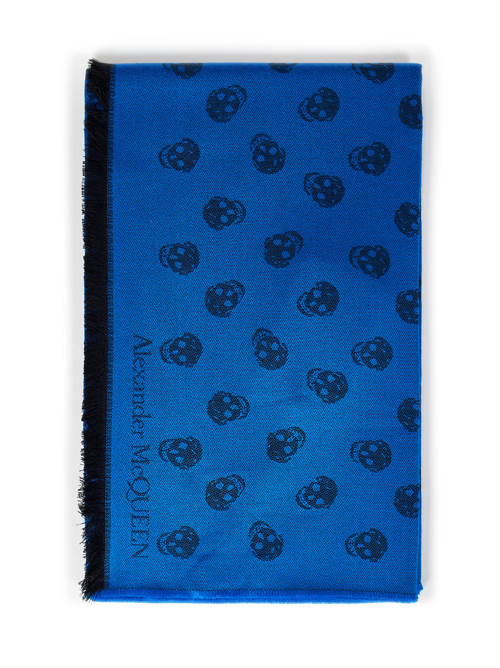 ALEXANDER MCQUEEN SCARF WITH SKULL MOTIF