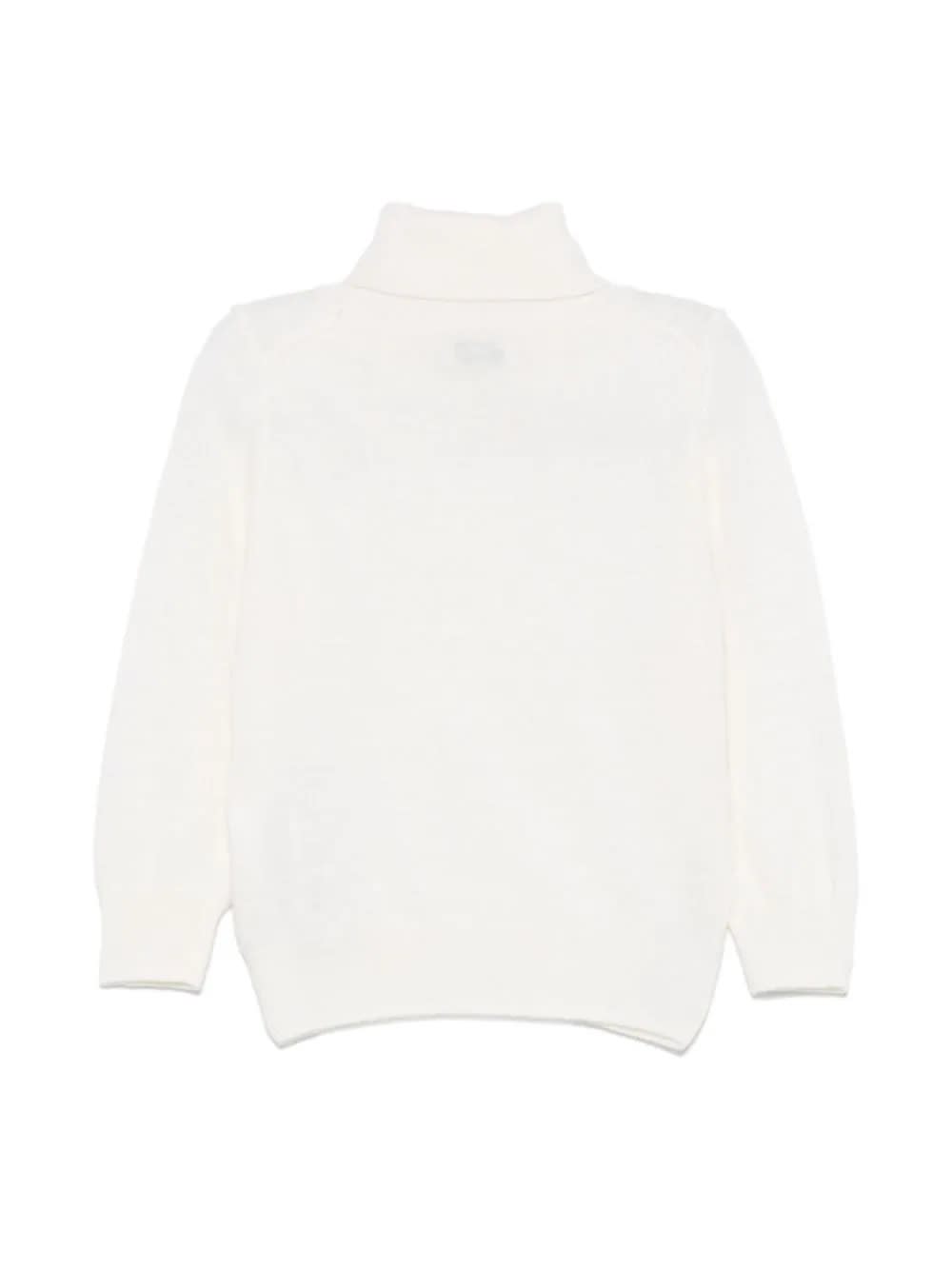 Shop Il Gufo Maglione In Lana In White