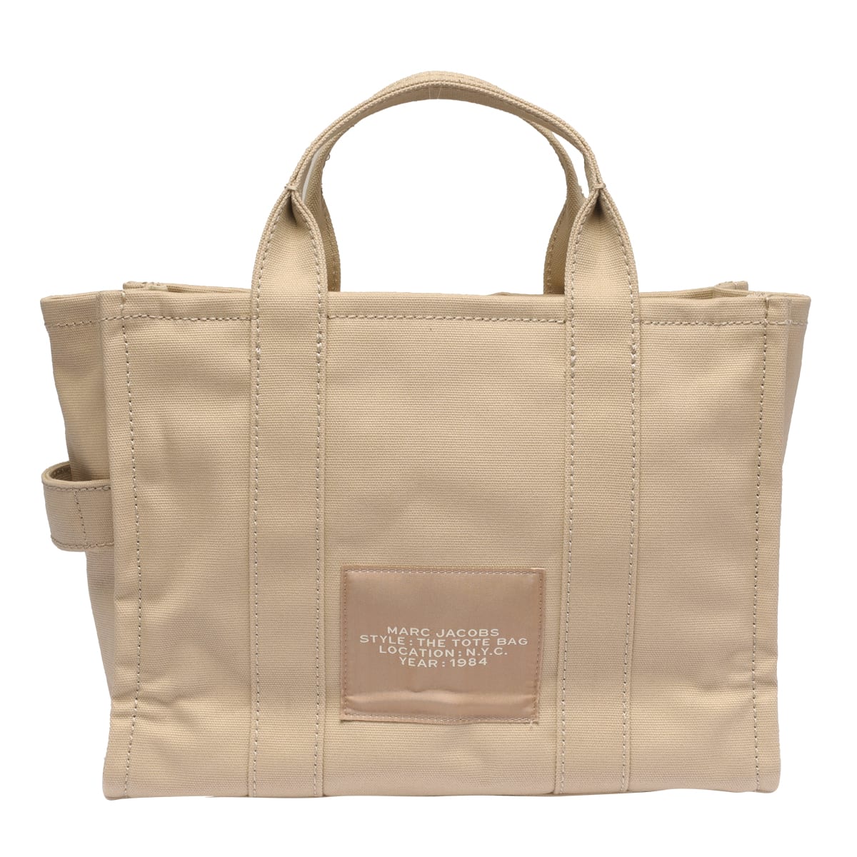 Shop Marc Jacobs The Medium Tote Bag In Beige