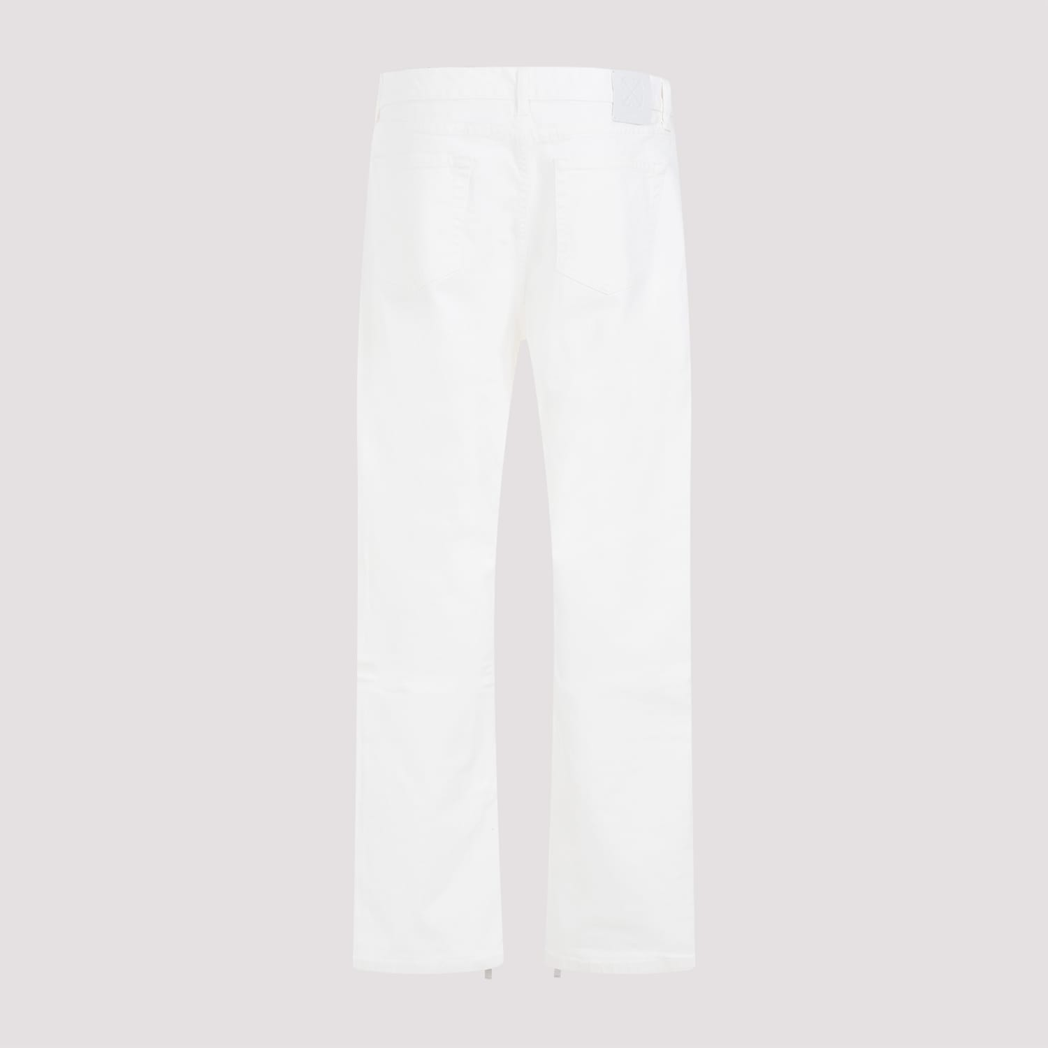 Shop Off-white 90s Logo Skate Raw Jeans In White