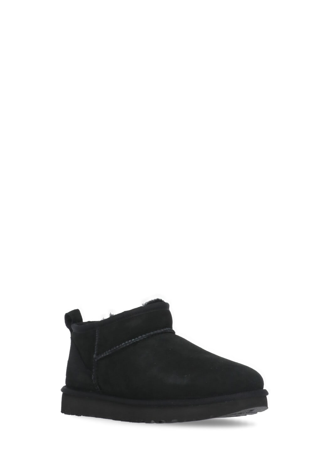 Shop Ugg Classic Ultra Mini Ankle Boots In Black