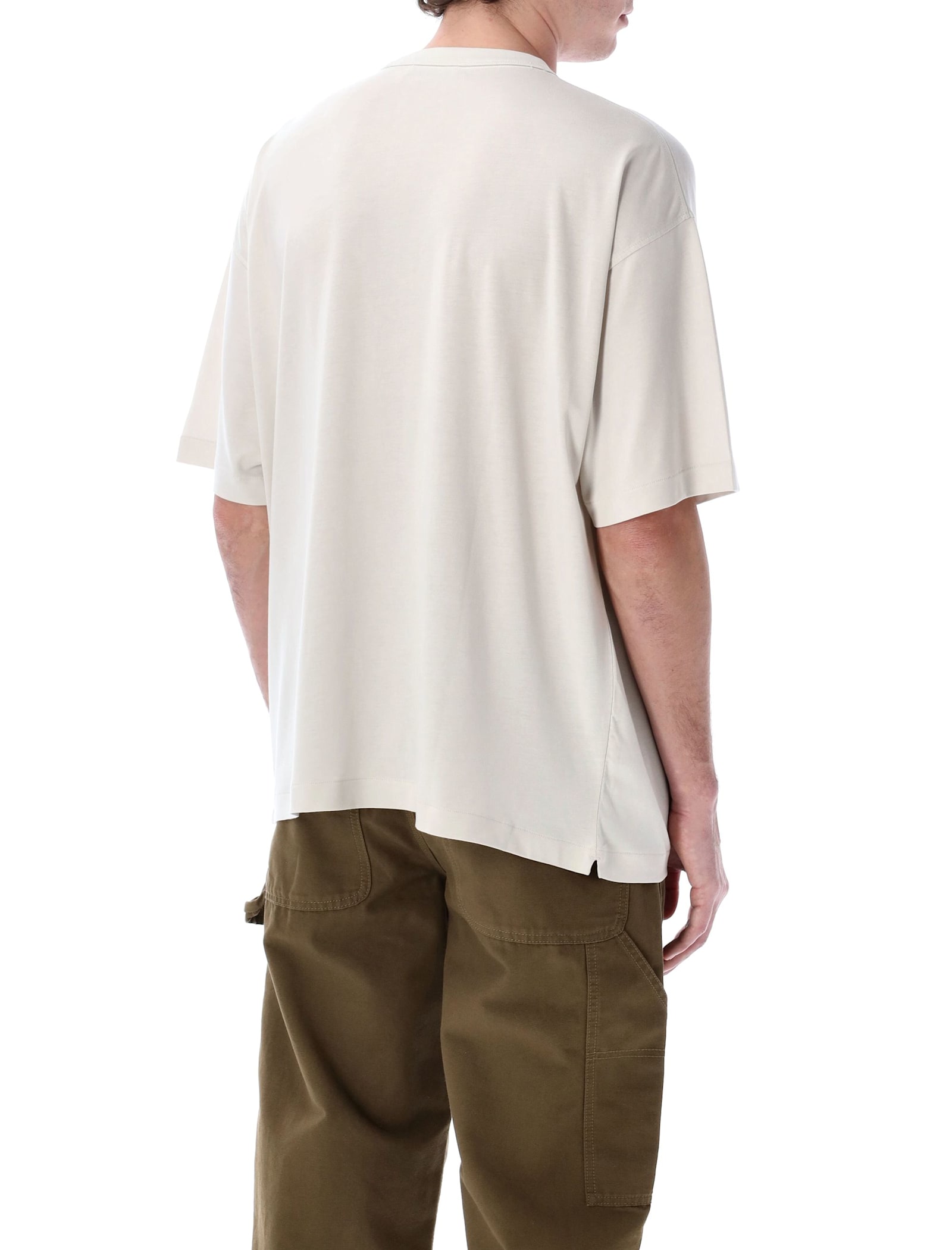 Ymc You Must Create Ymc "triple" T-shirt In Stone