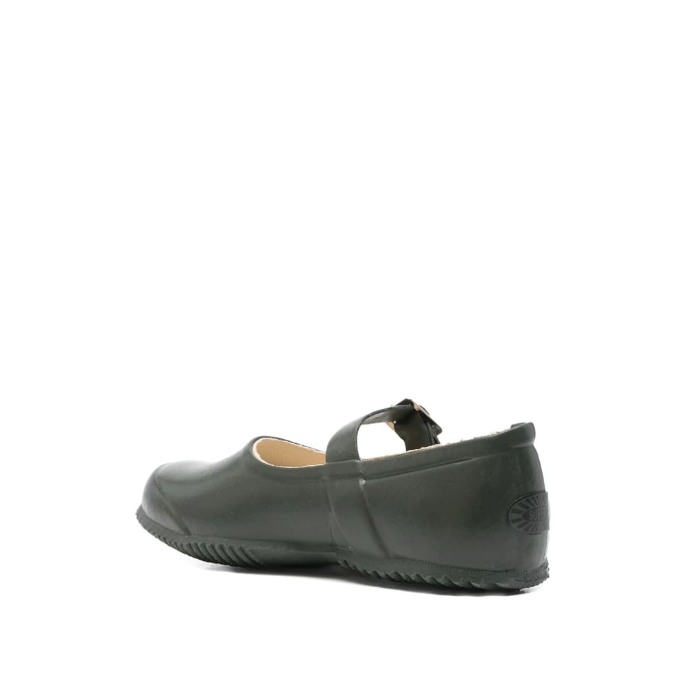 Superga 803 Mary-jane Rubber Ballet Flats In Green