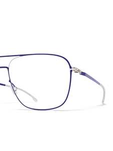 Shop Mykita Steen Eyewear In Silver/superblue