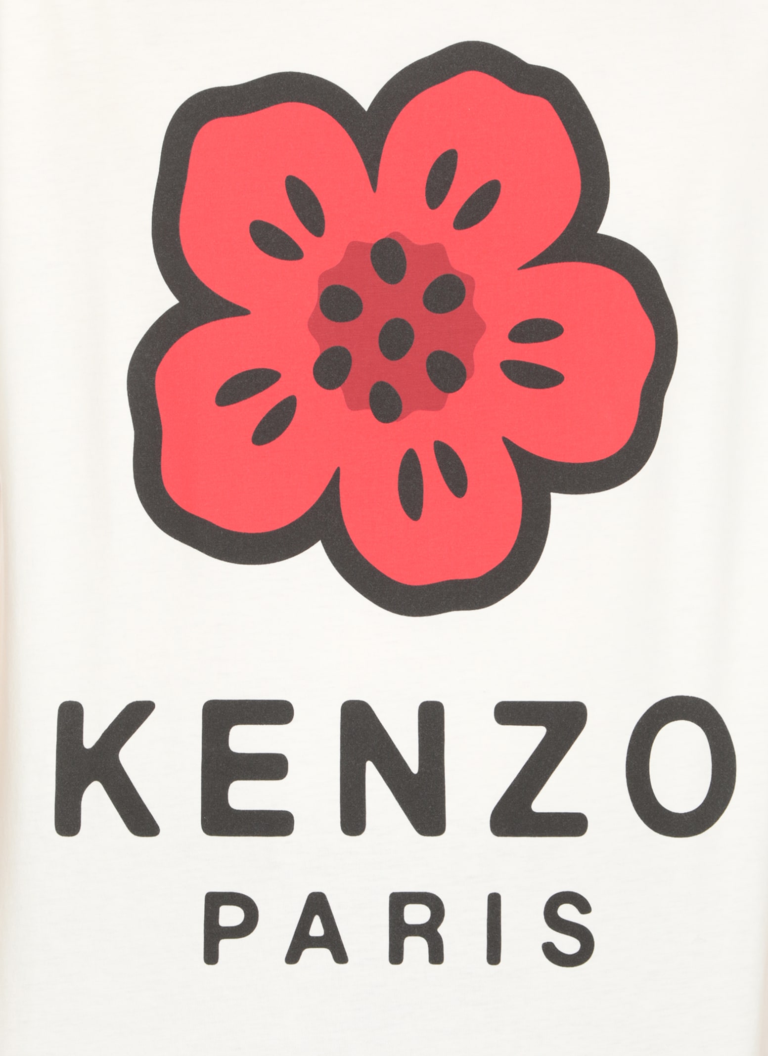 Shop Kenzo Boke Flower T-shirt In White