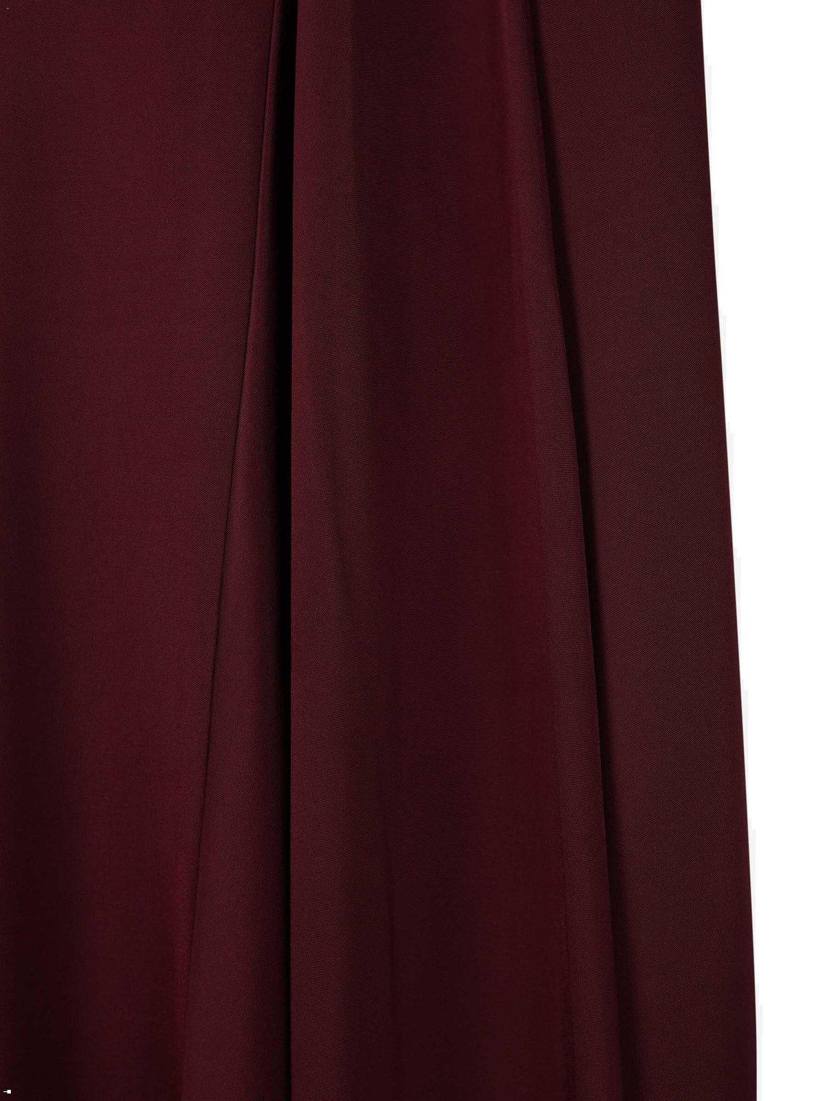 Shop Stella Mccartney One-shoulder Cape Gown In Red