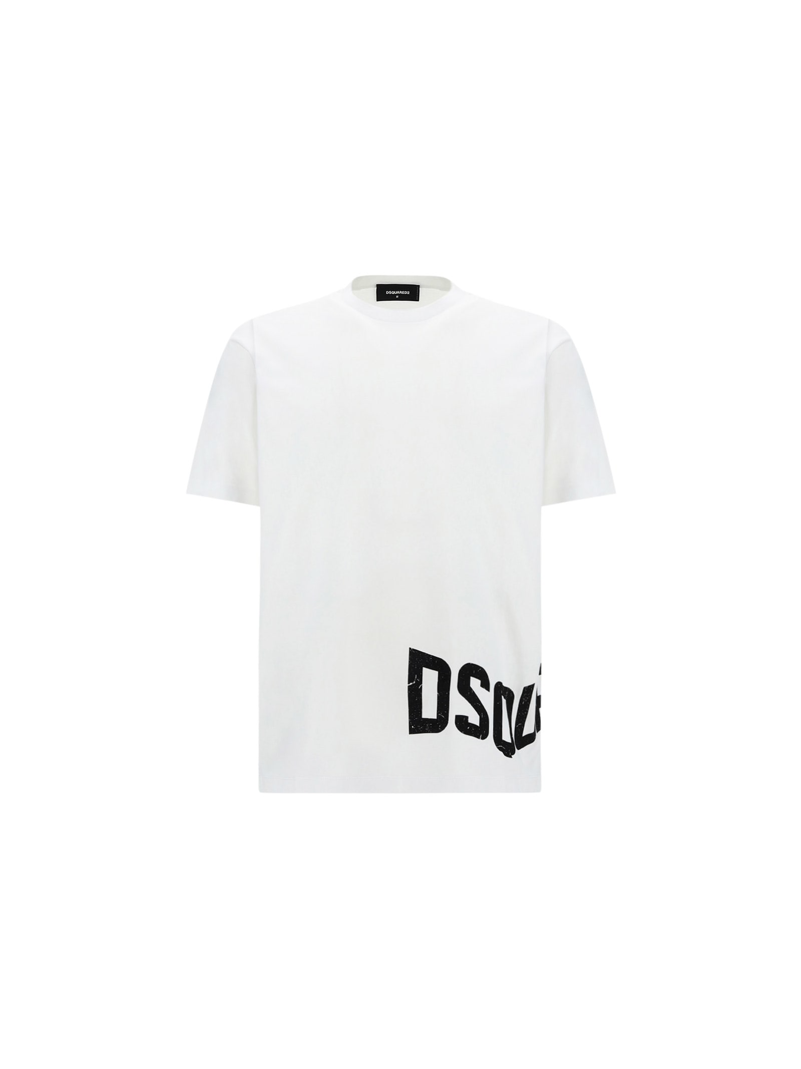 Shop Dsquared2 T-shirt In White