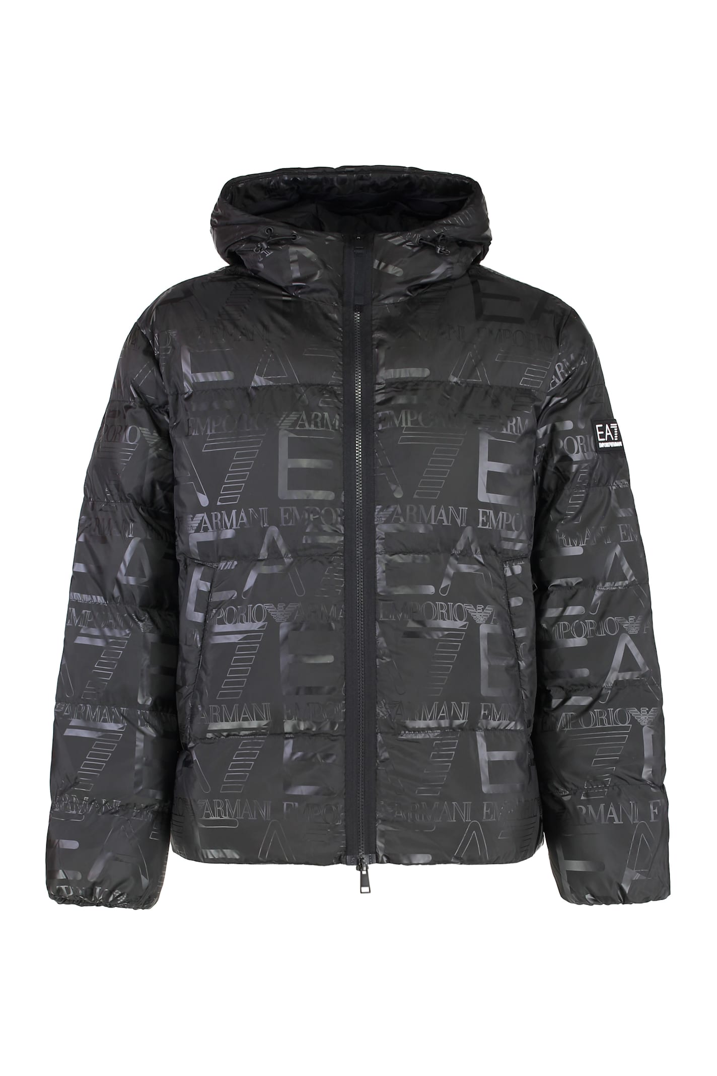 Hooded Full-zip Down Jacket