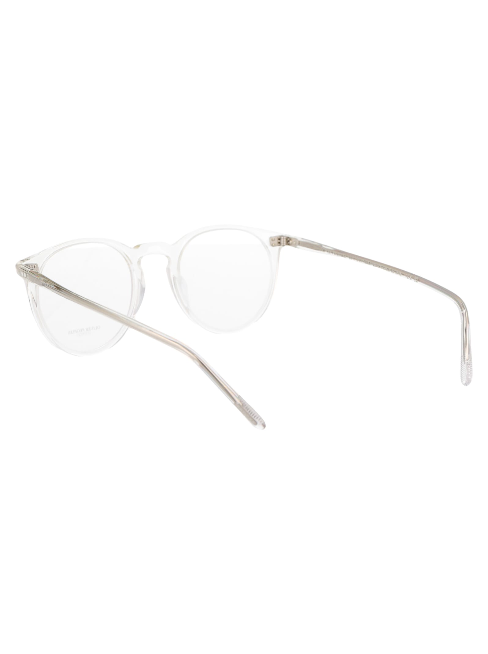 Shop Oliver Peoples Omalley Glasses In 1755 Buff/crystal Gradient