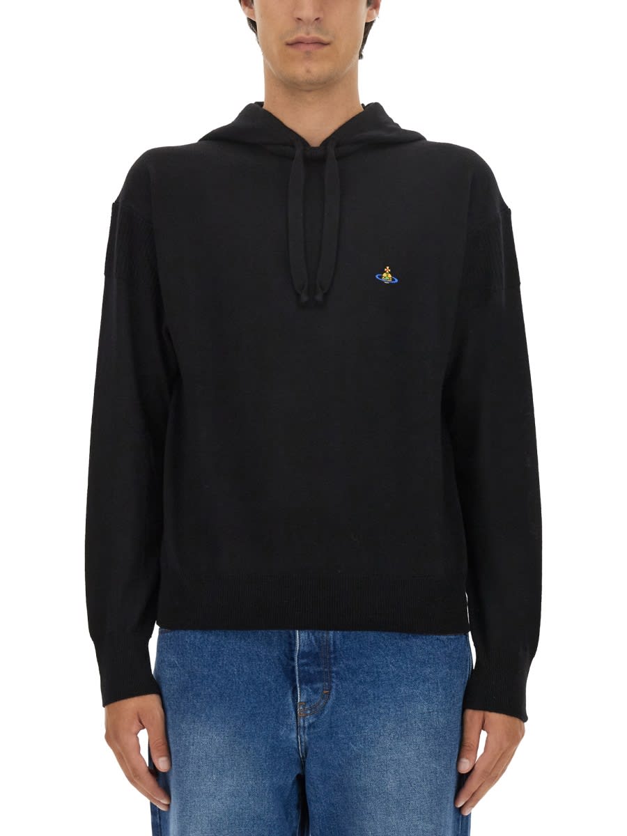 Shop Vivienne Westwood Sweatshirt With Logo In Black