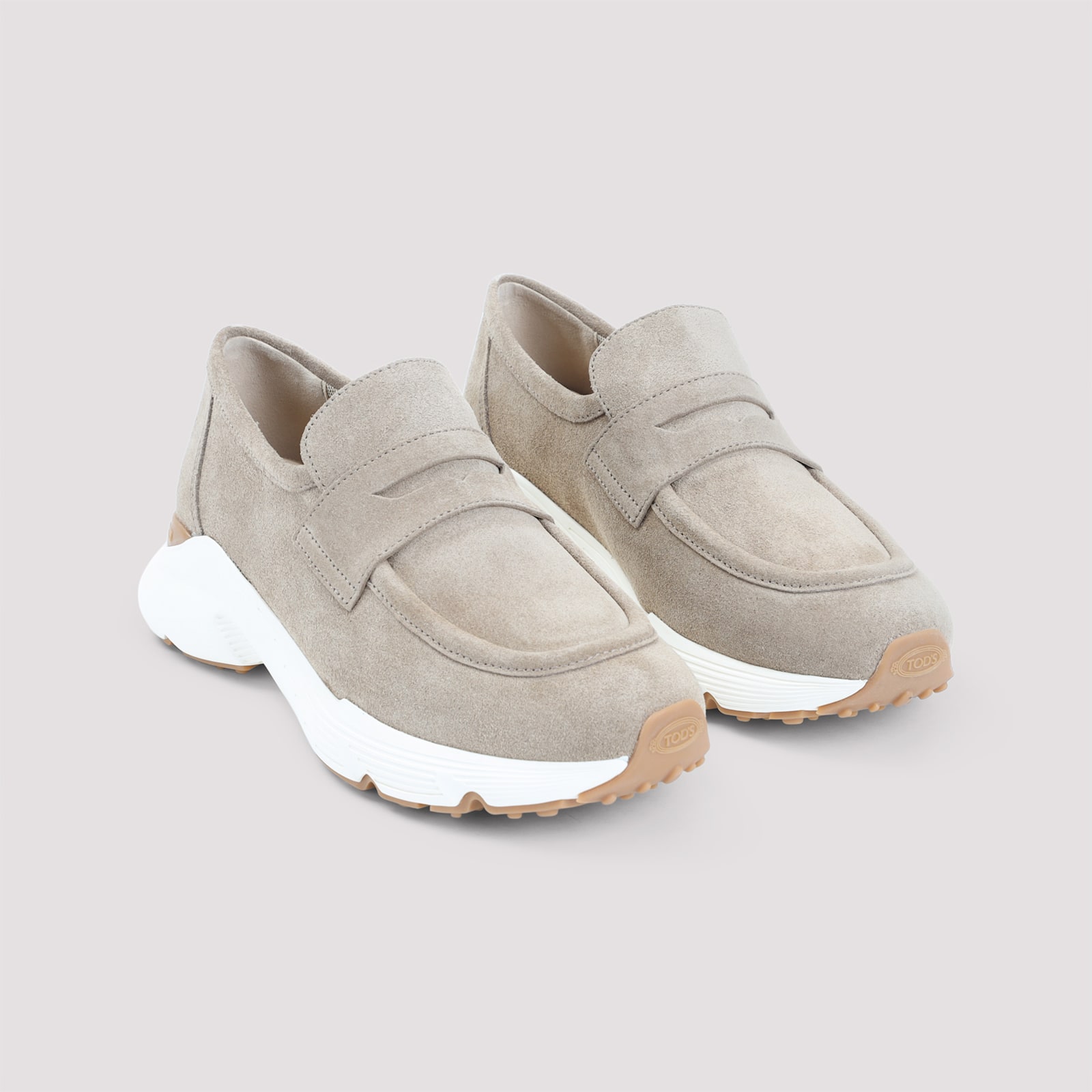 Tod's Sport Runner In Neutral
