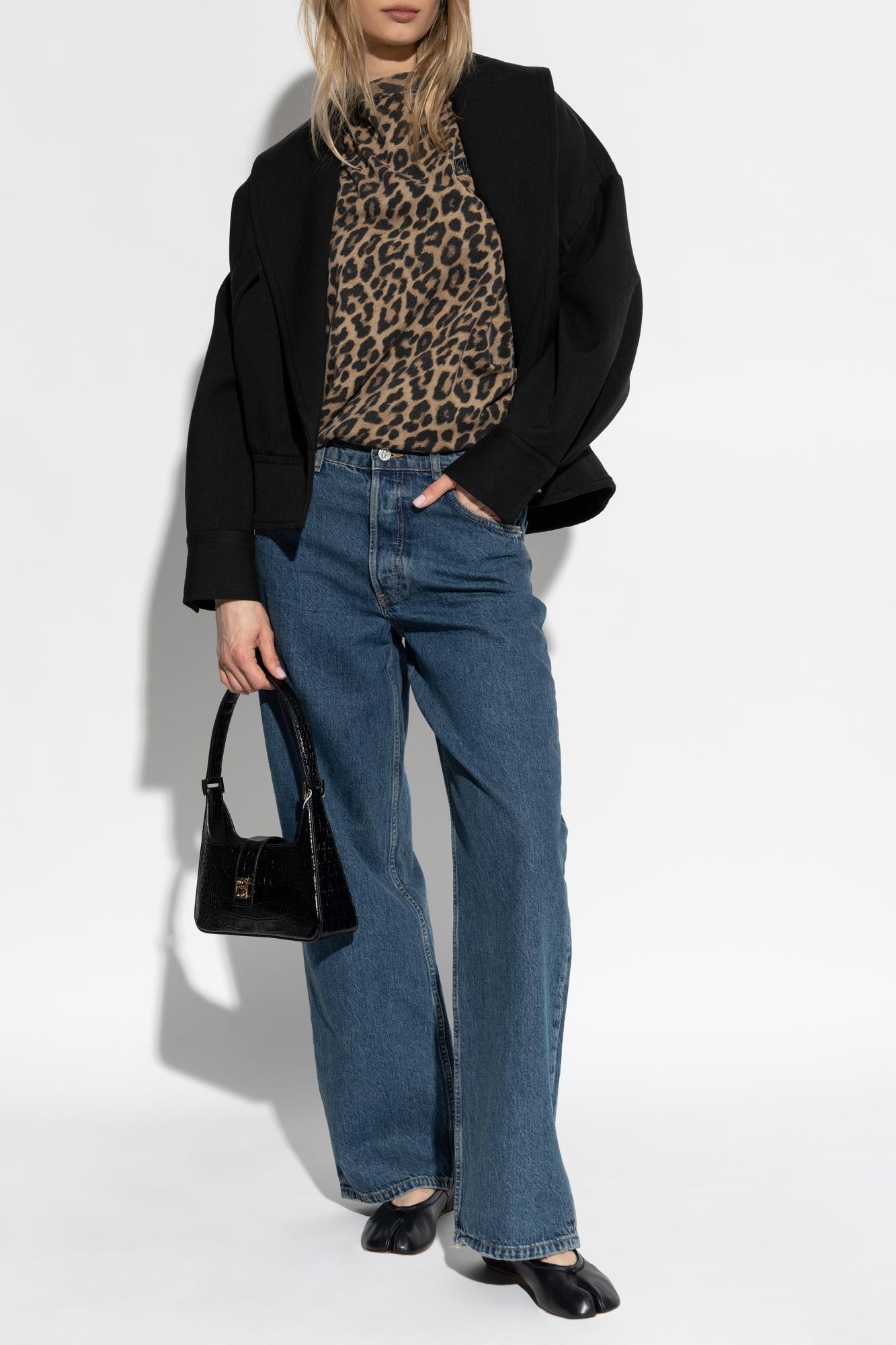 Shop Anine Bing Jeans Manon In Blue