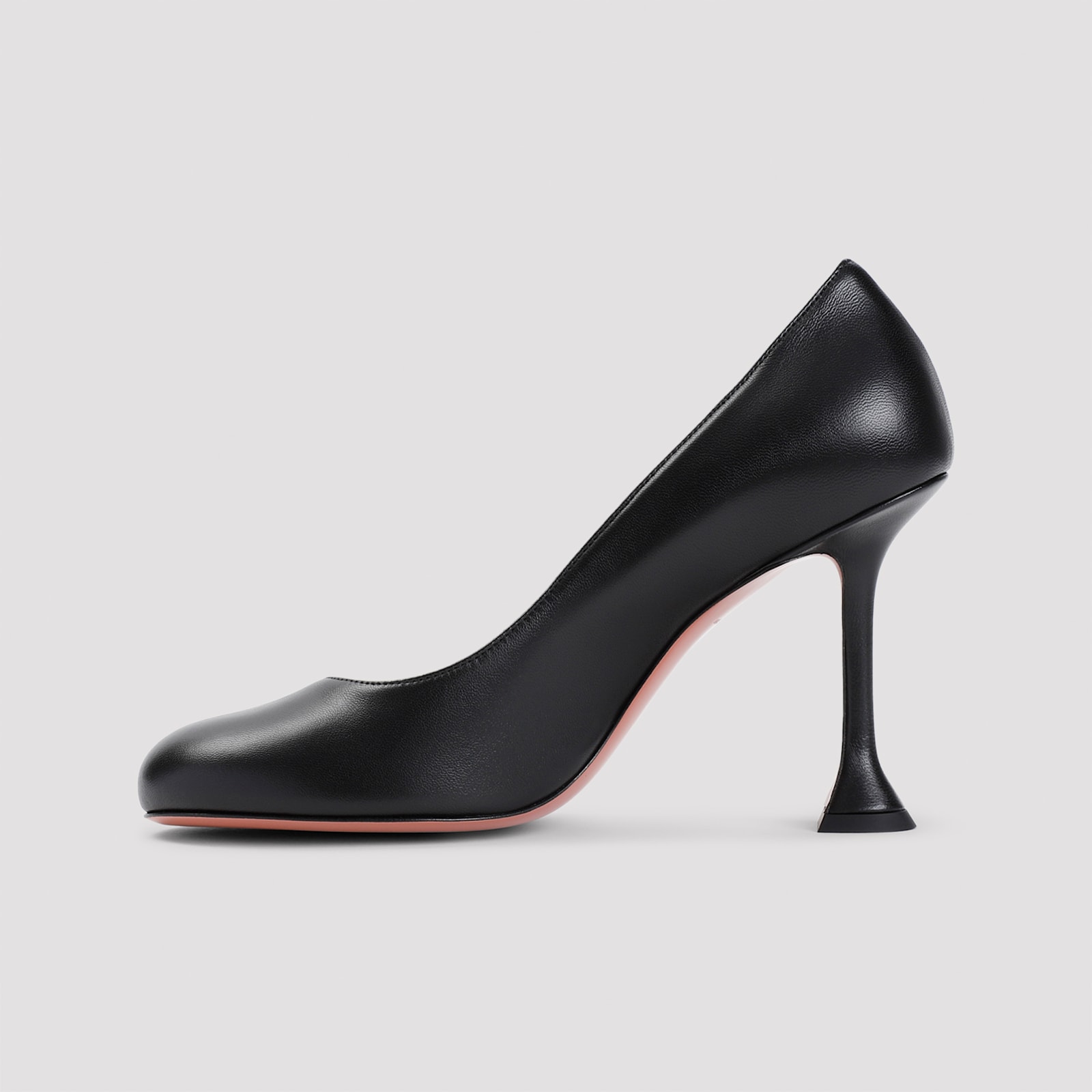 Amina Muaddi Women Iris Pump 95 Nappa Black 95 Mm Mini In Black