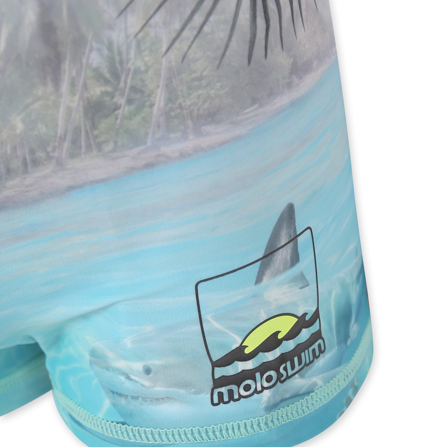 Molo Pattern Swimwear In Light Blue