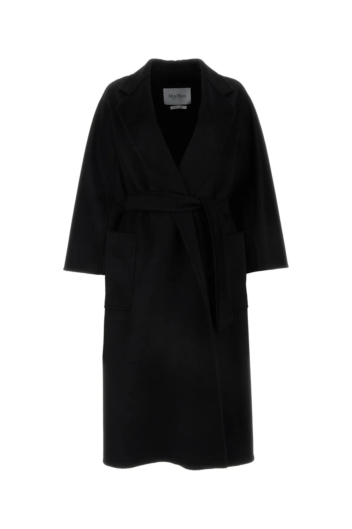 Shop Max Mara Black Cashmere Ludmilla Coat