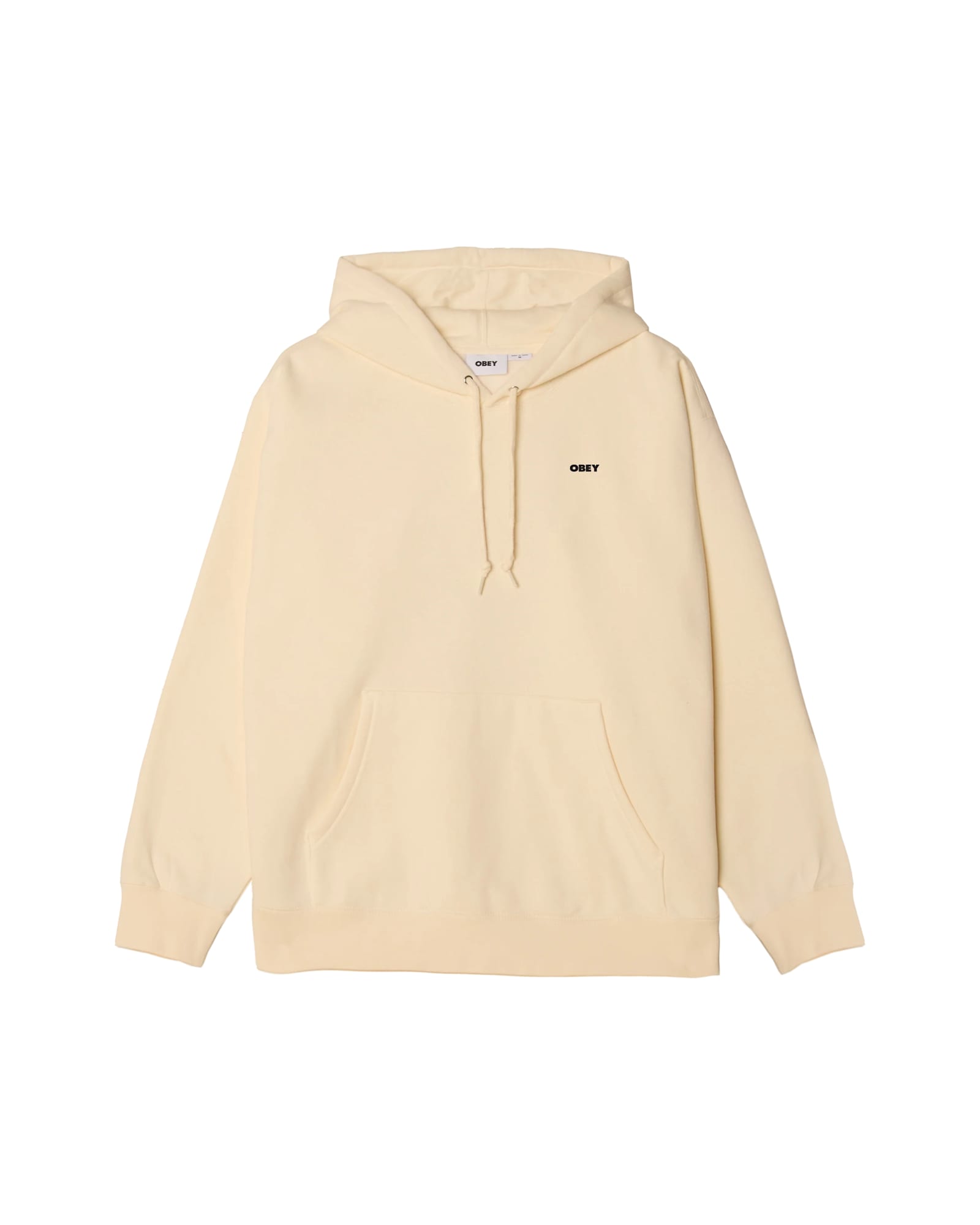 Obey Icon Stencil Flame Fleece In Neutral