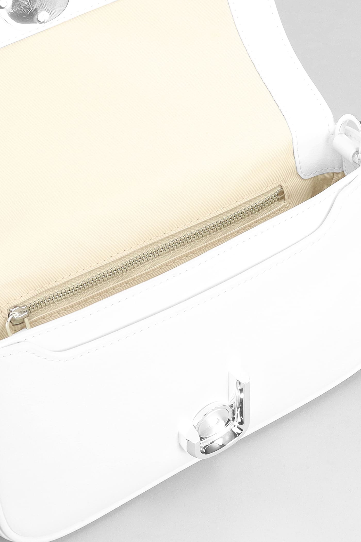 Shop Marc Jacobs The Shoulder Shoulder Bag In White Leather