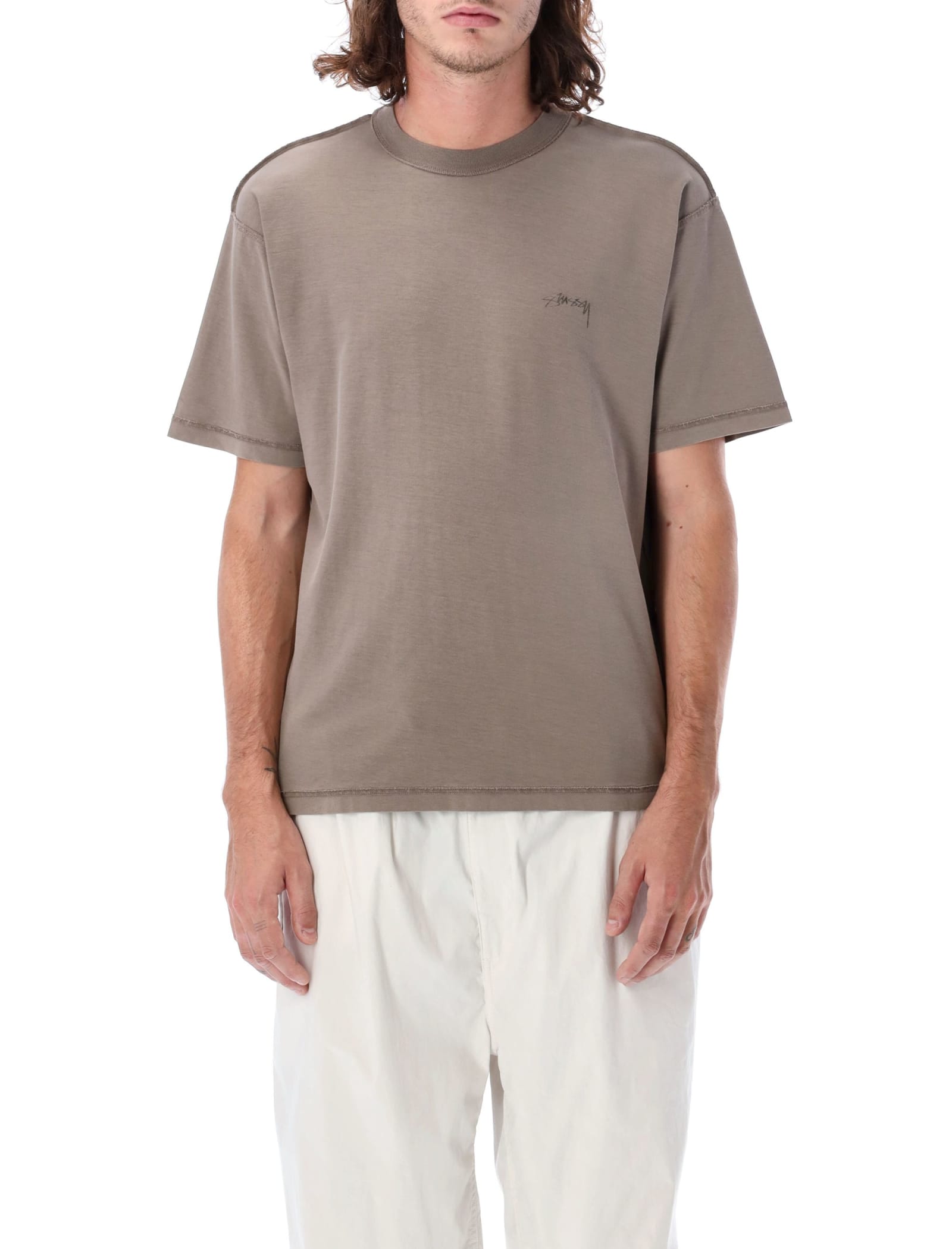 STUSSY PIGMENT DYED INSIDE OUT T-SHIRT