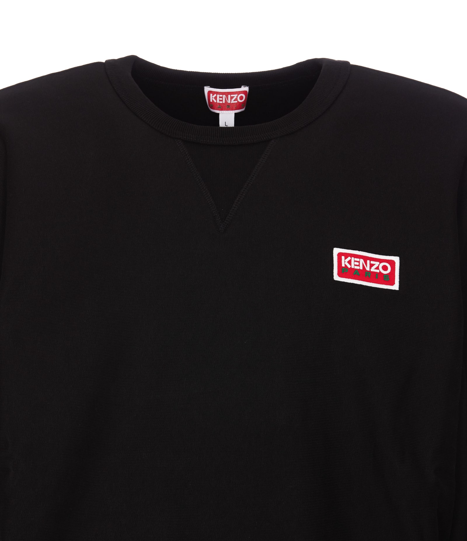Shop Kenzo Paris Oversize Sweatshirt In Black