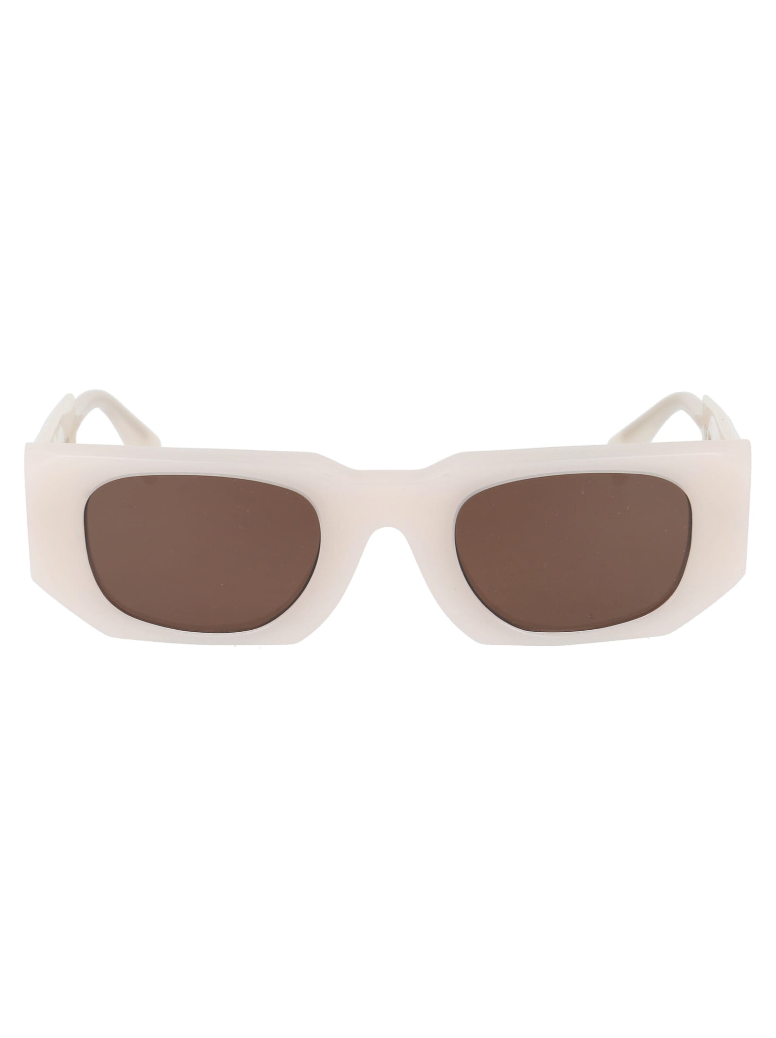 Kuboraum Maske U8 Sunglasses In Wh R.brown