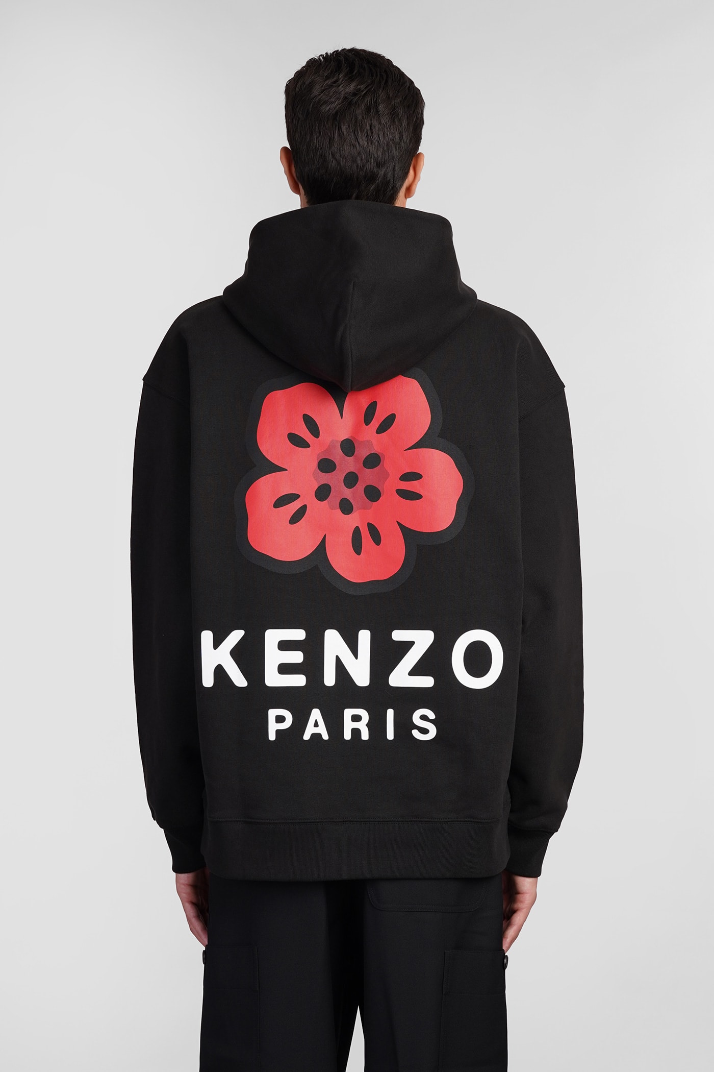 Shop Kenzo Sweatshirt In Black Cotton