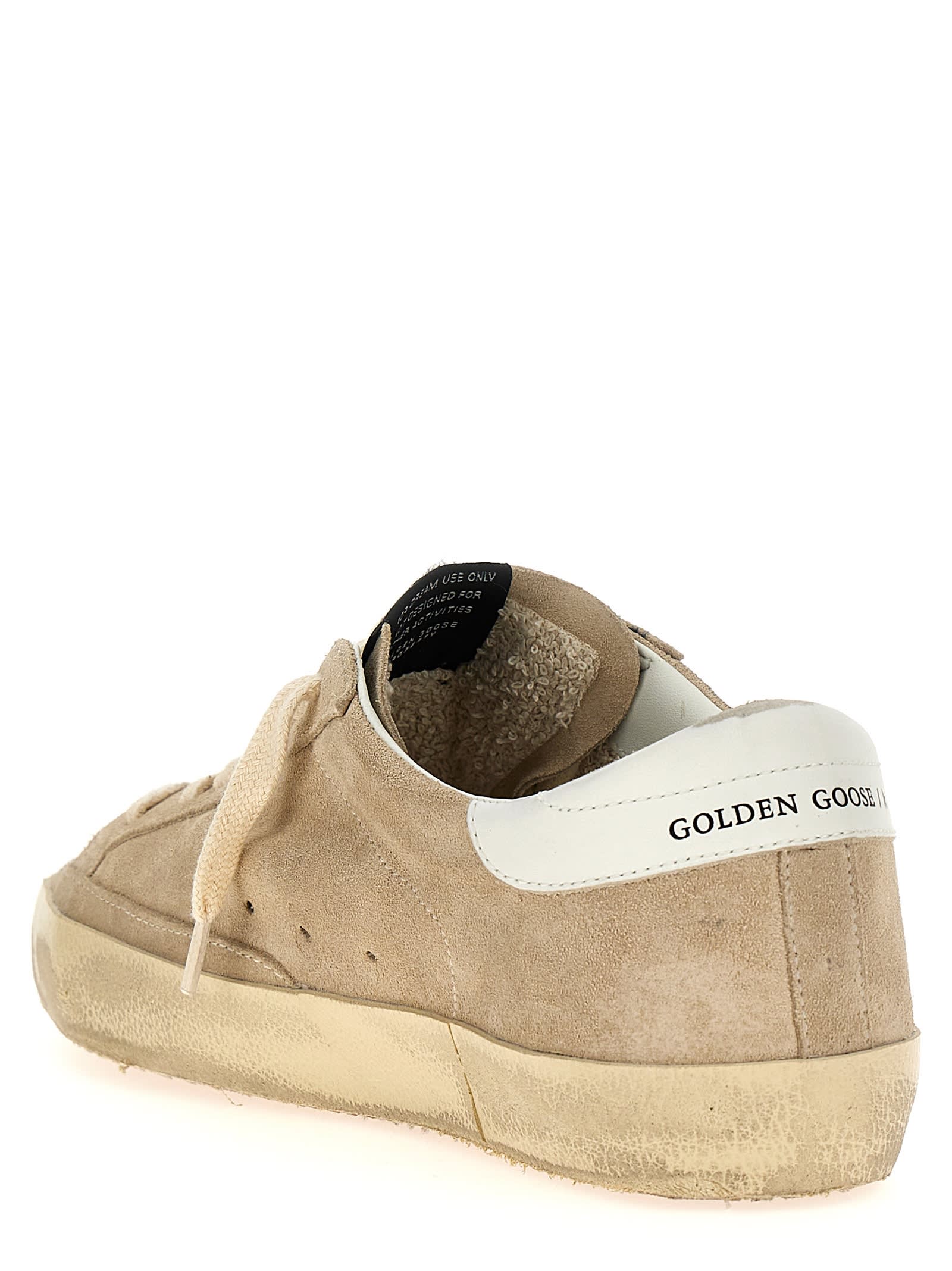 Shop Golden Goose Superstar Sneakers In Beige