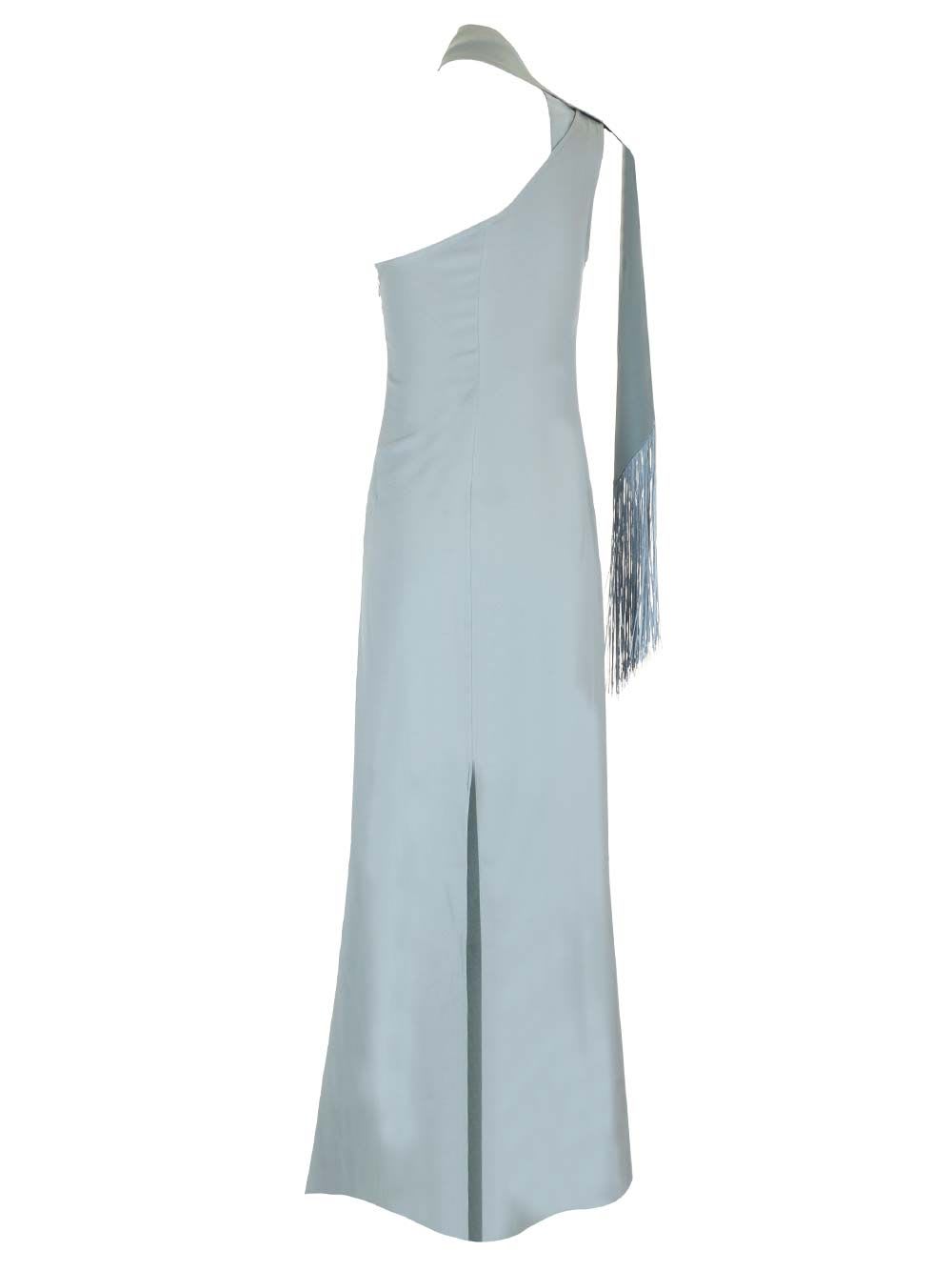 Shop Taller Marmo Caroline Long Dress In Light Blue