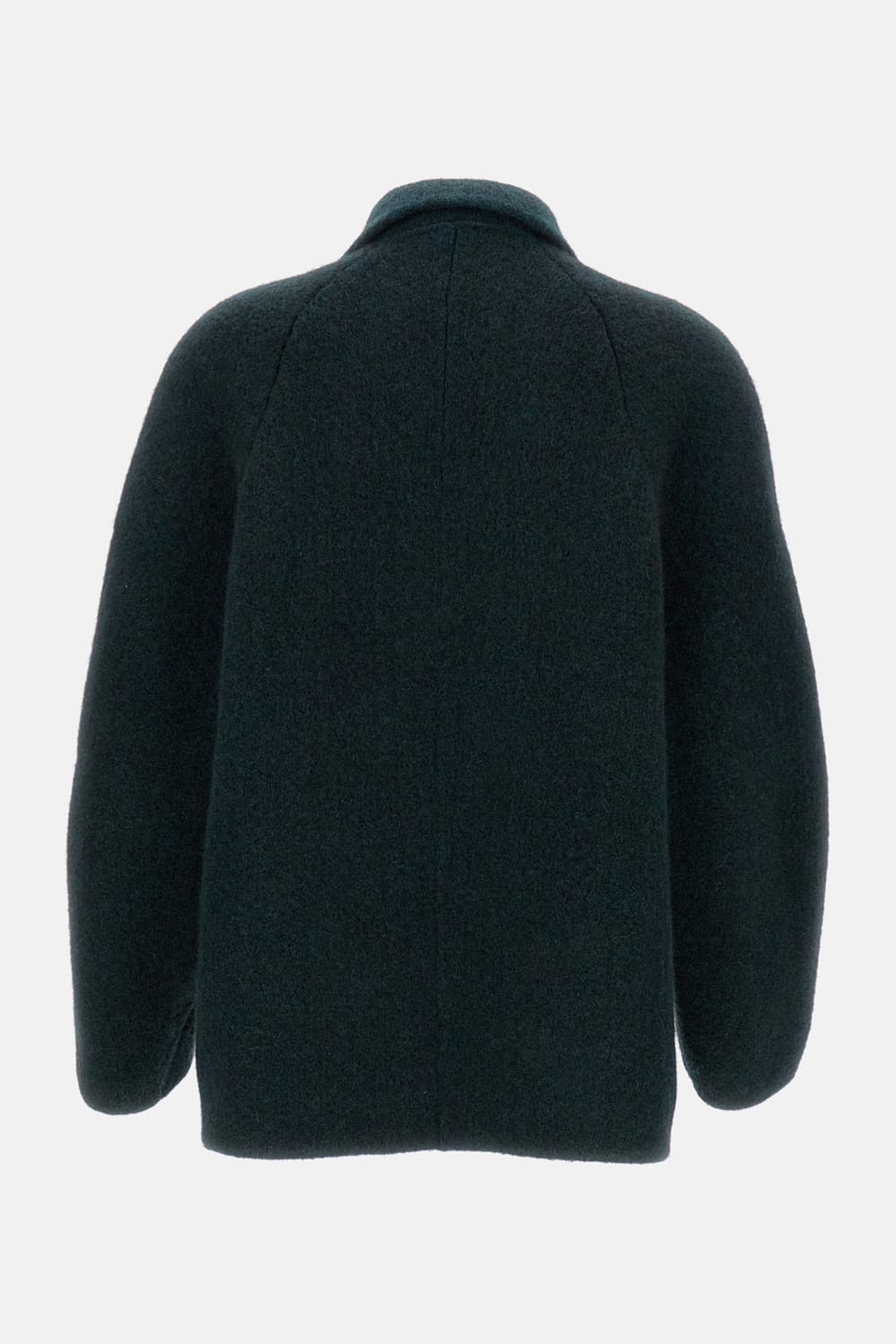 Boboutic Button-fastening Collared Jacket In Green