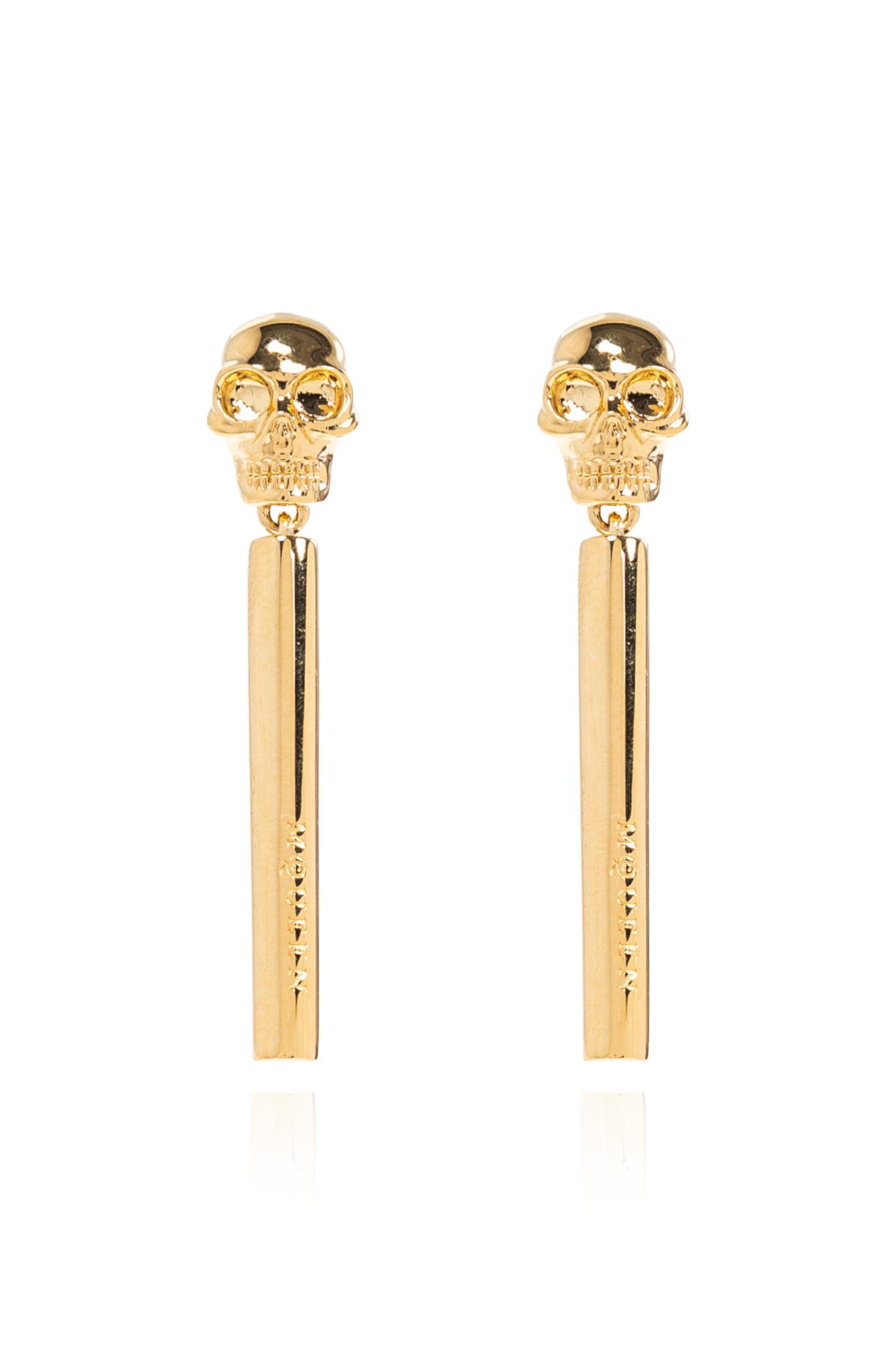 Alexander Mcqueen Logo Earrings