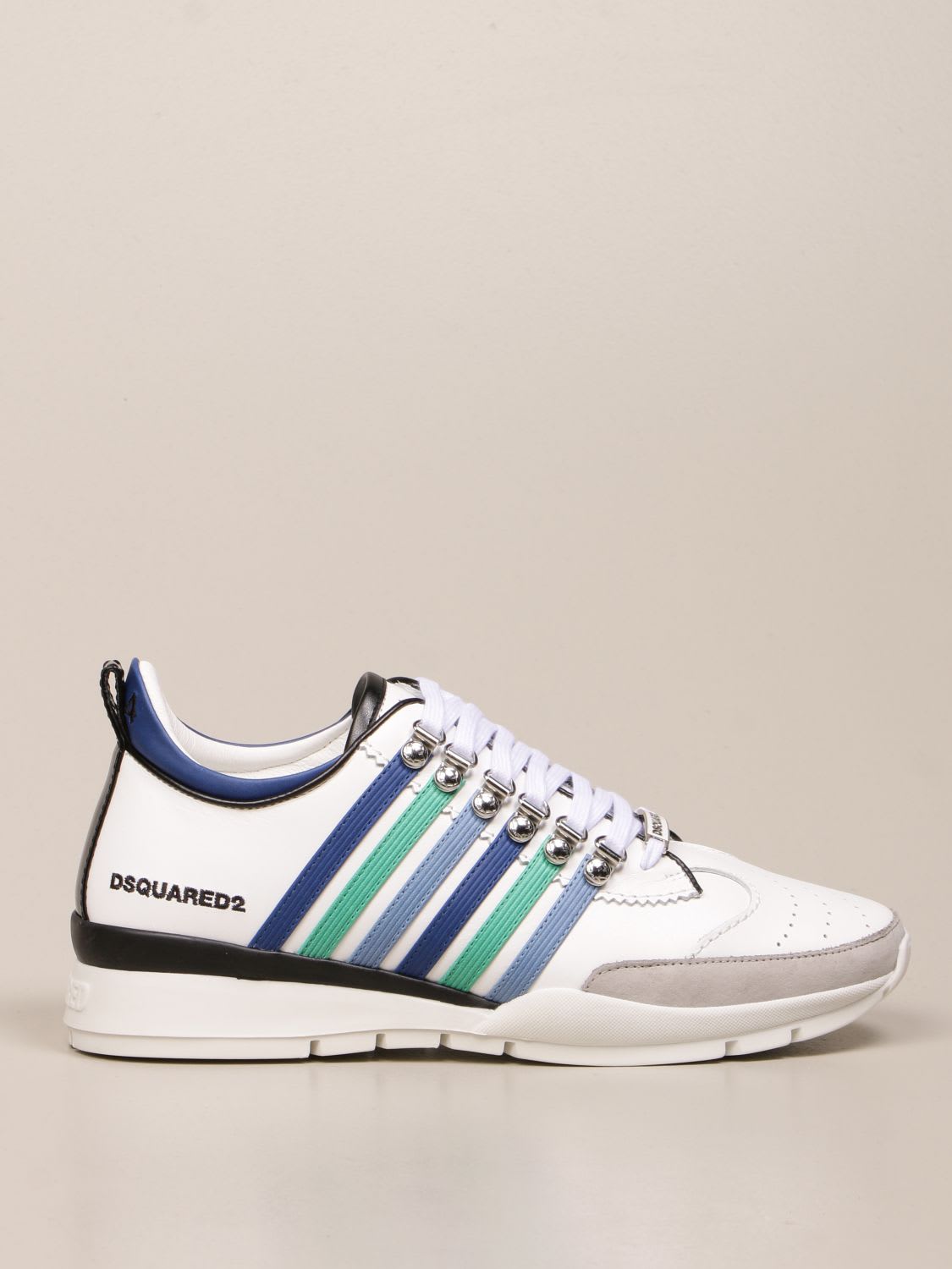 Dsquared2 Sneakers Dsquared2 Sneakers In Leather With Bands