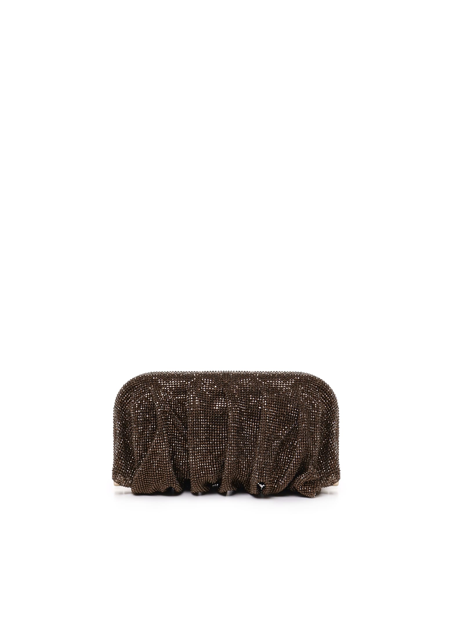 Shop Benedetta Bruzziches Pochette Venus In Brown