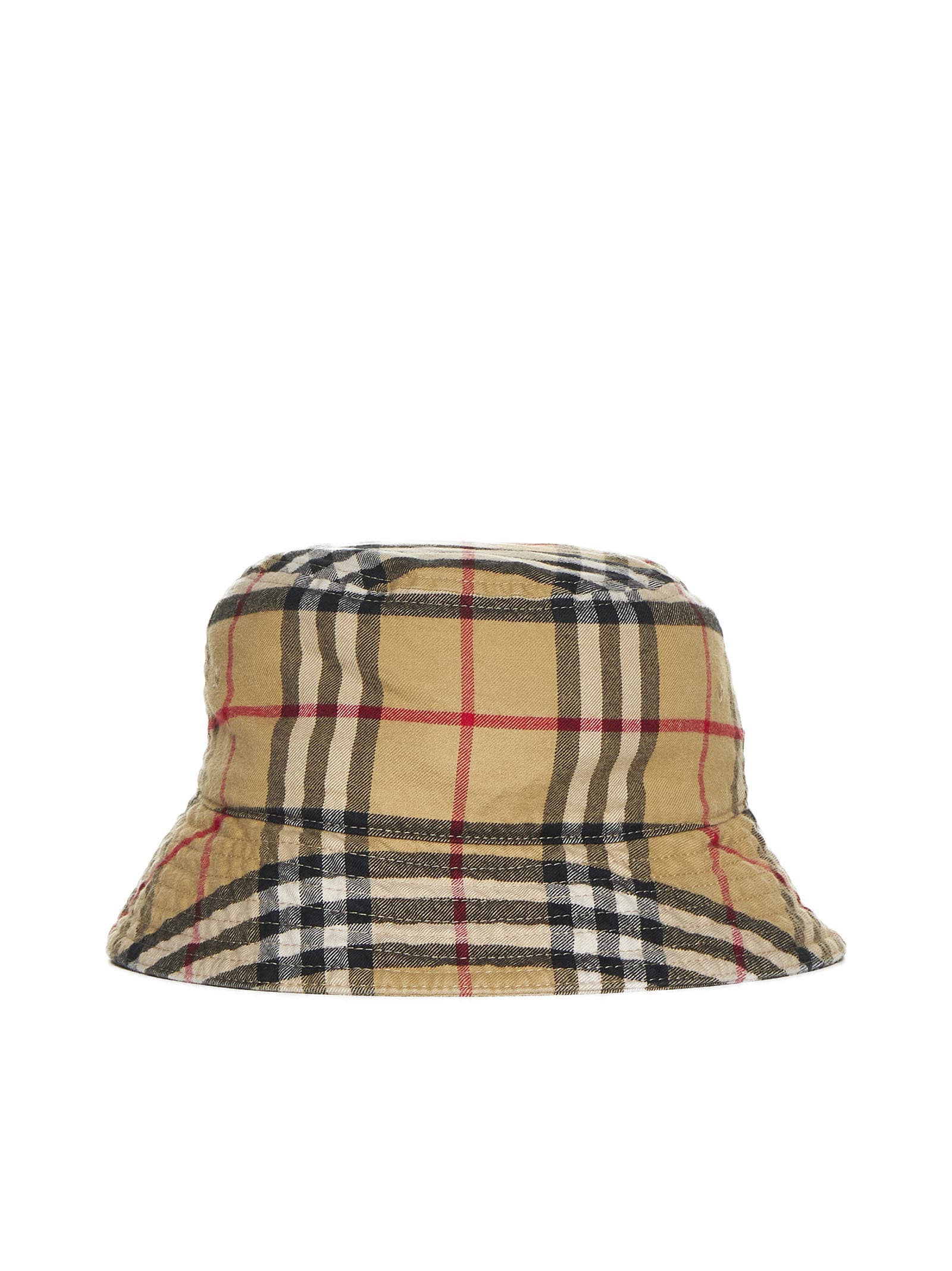 Shop Burberry Hat In Beige